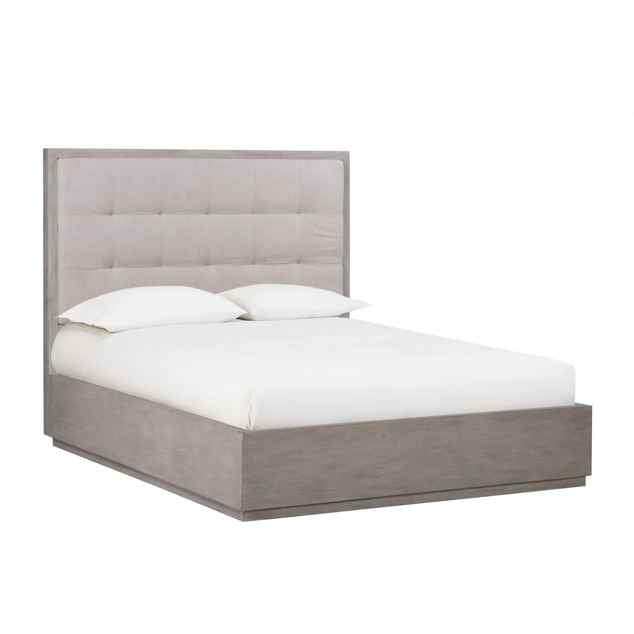 Oxford Upholstered Platform Bed in Mineral - Image 5
