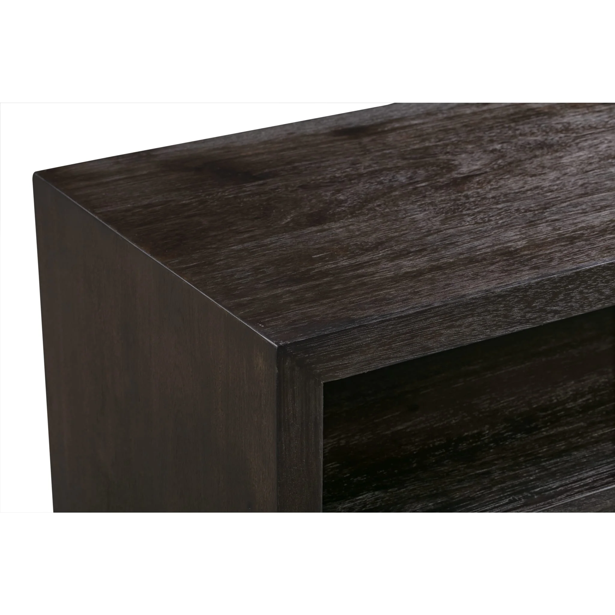 Oxford 64 inch Two Drawer Two Shelf Media Console in Basalt Grey - Image 6