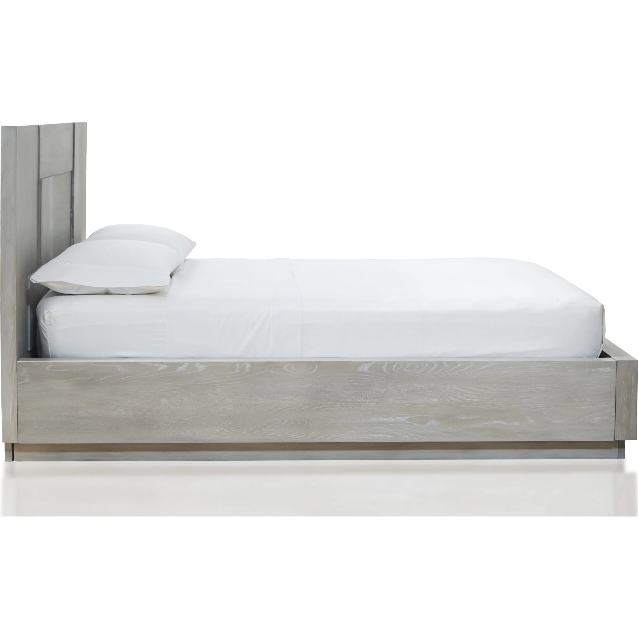 Destination Wood Panel Bed in Cotton Grey - Image 5