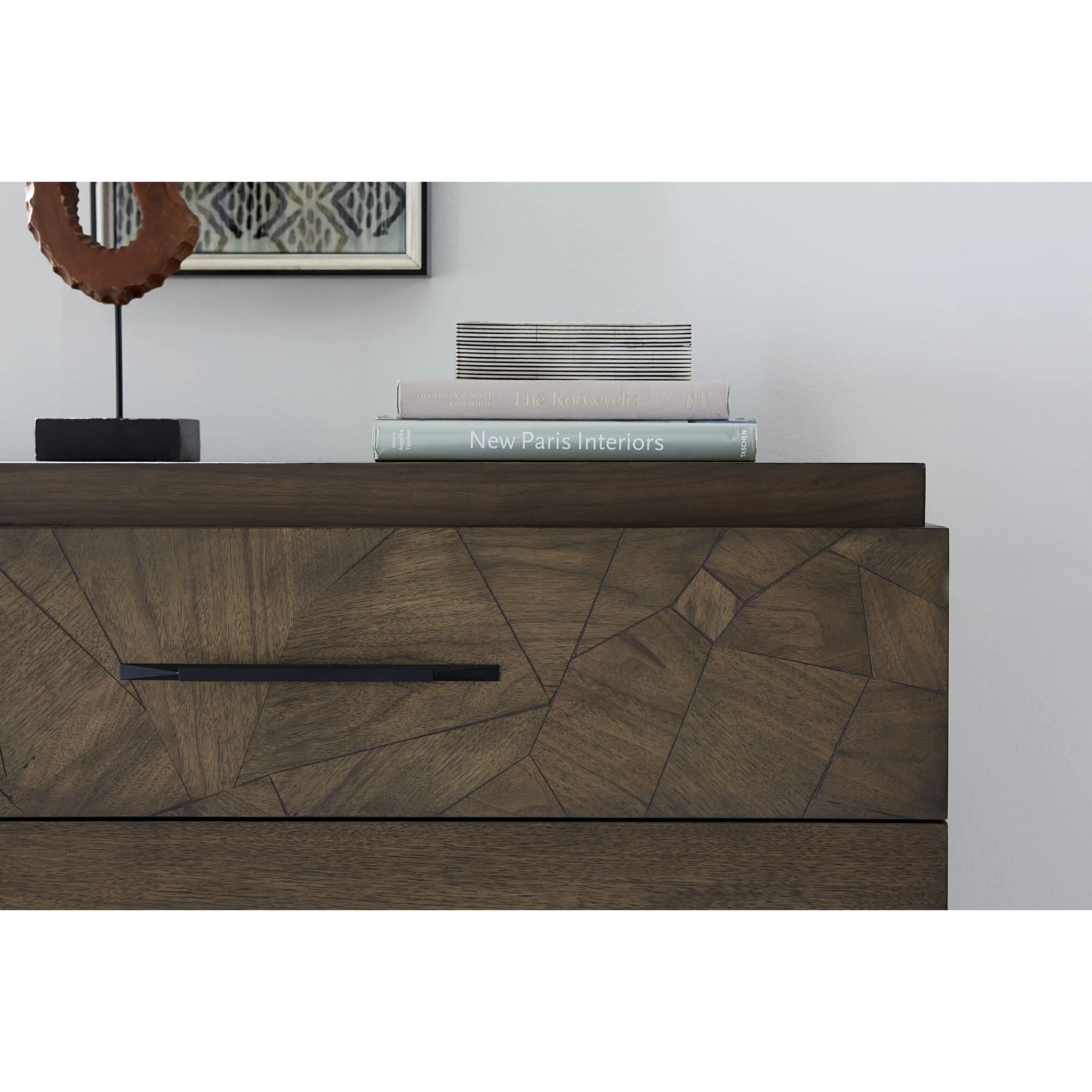 Broderick Two-Drawer Nightstand in Wild Oats Brown - Image 4