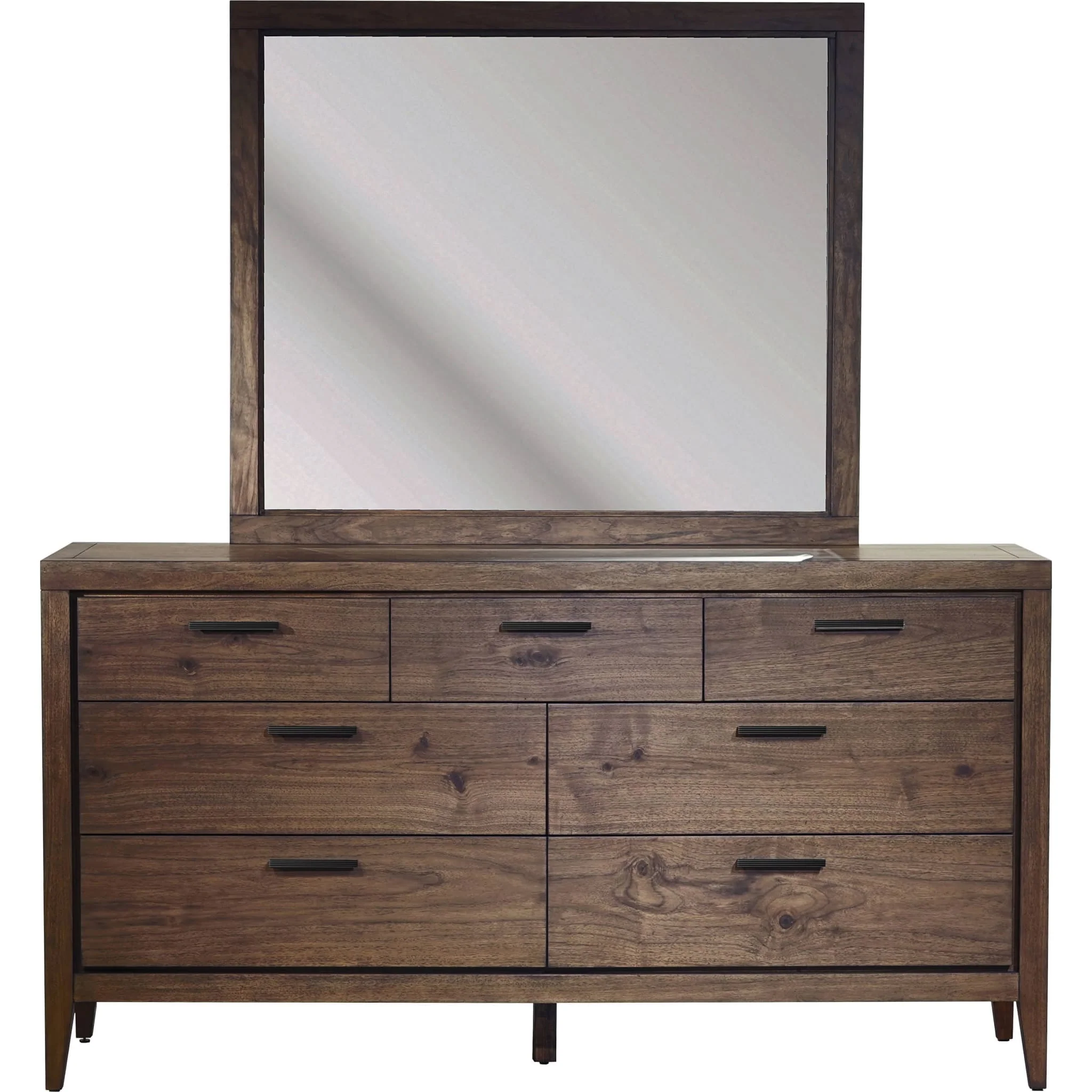 Boracay Seven Drawer Walnut Dresser in Wild Oats Brown (2024) - Image 4