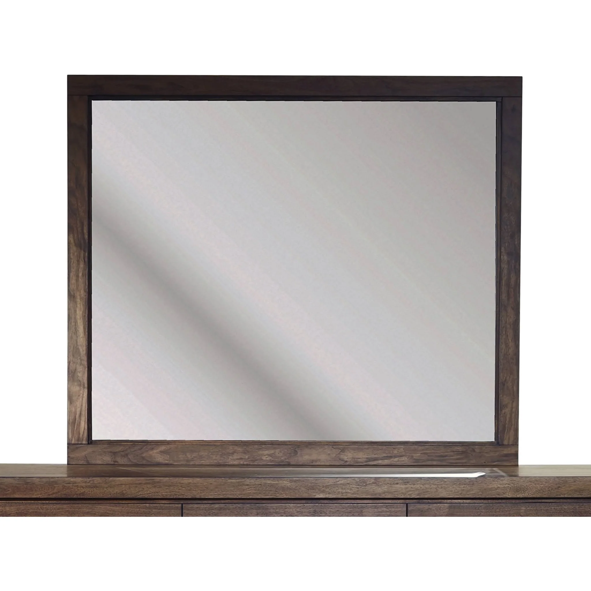Boracay Beveled Glass Landscape Mirror in Wild Oats Brown - Image 6