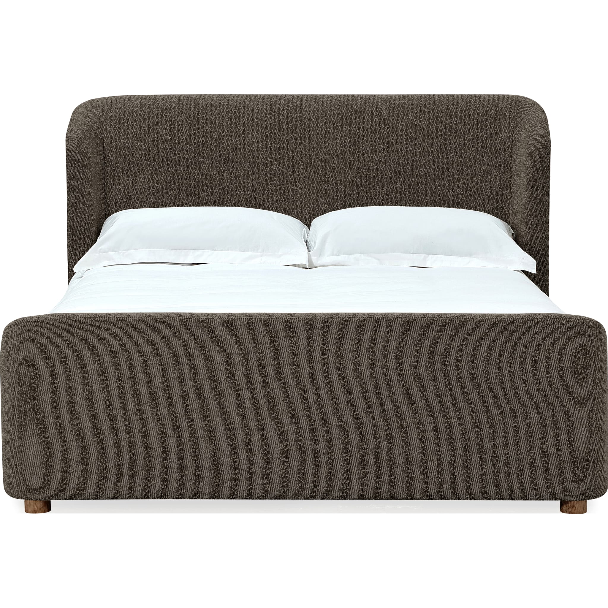 Kiki Upholstered Platform Bed in Pumpernickel Boucle (2026) - Image 6