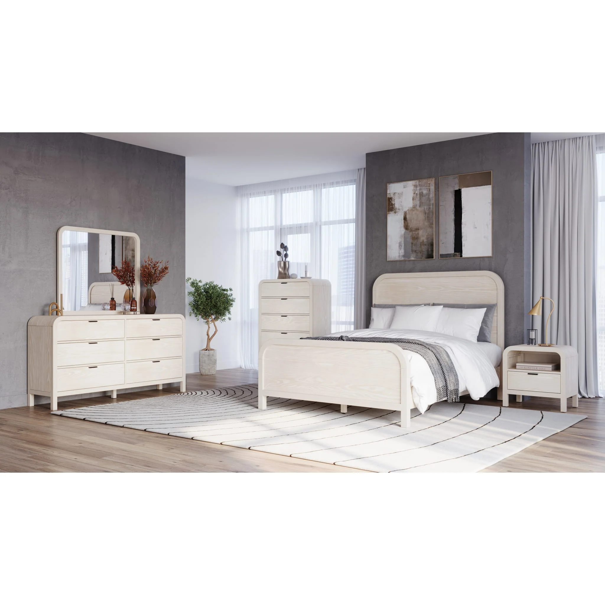 Drake Five Drawer Chest in Sugar - Image 7