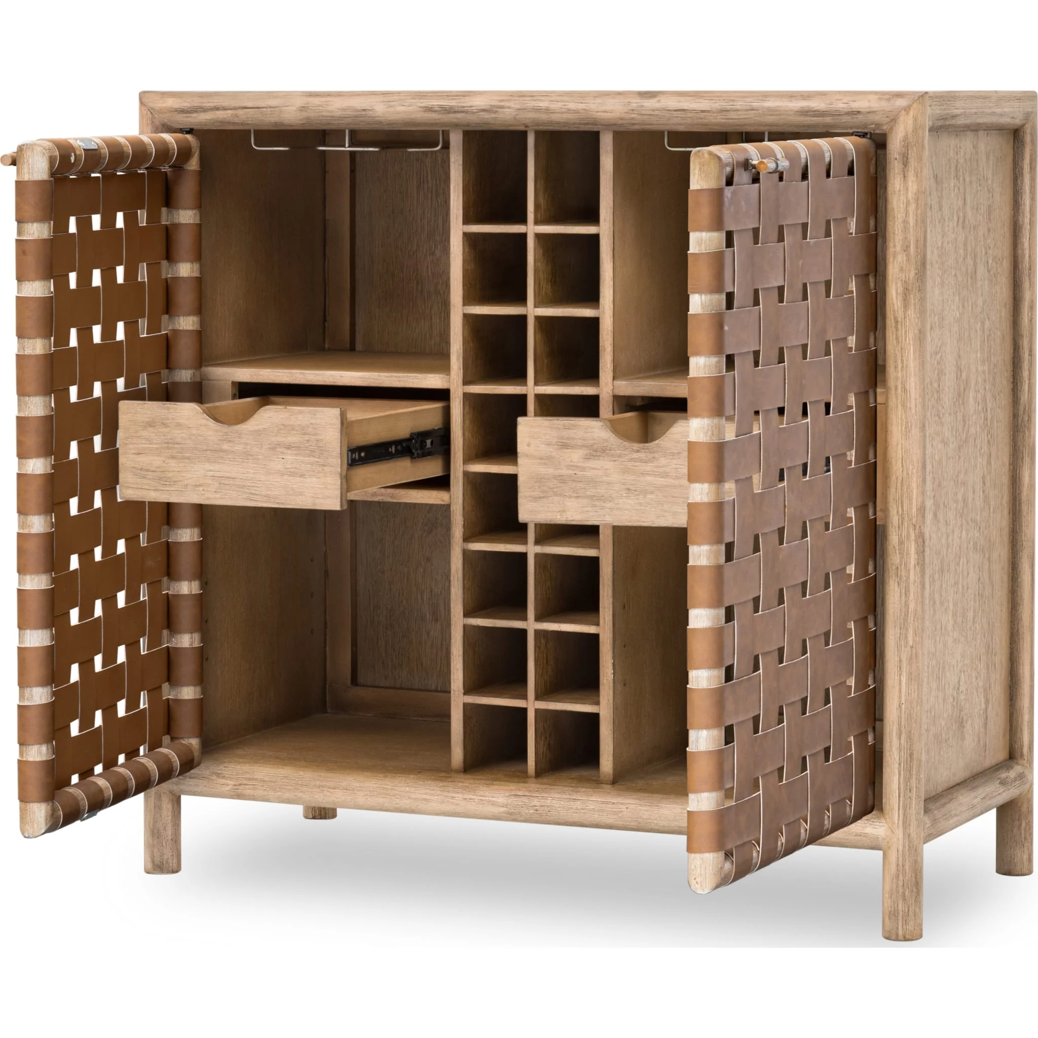 Dorsey Wvn Bar Cabinet - Grnl - Image 3