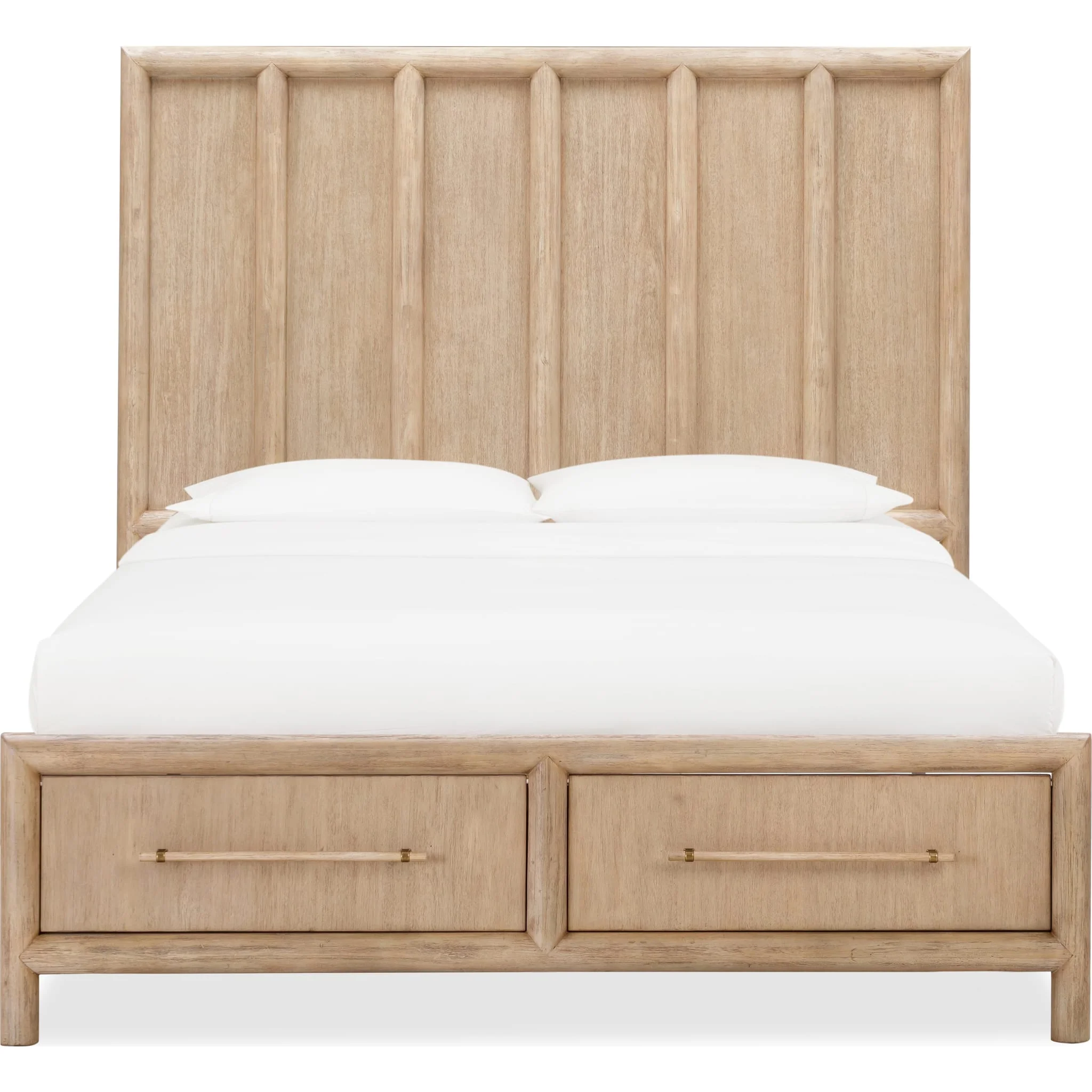 Dorsey Wooden Two Drawer Storage Bed in Granola - Image 5