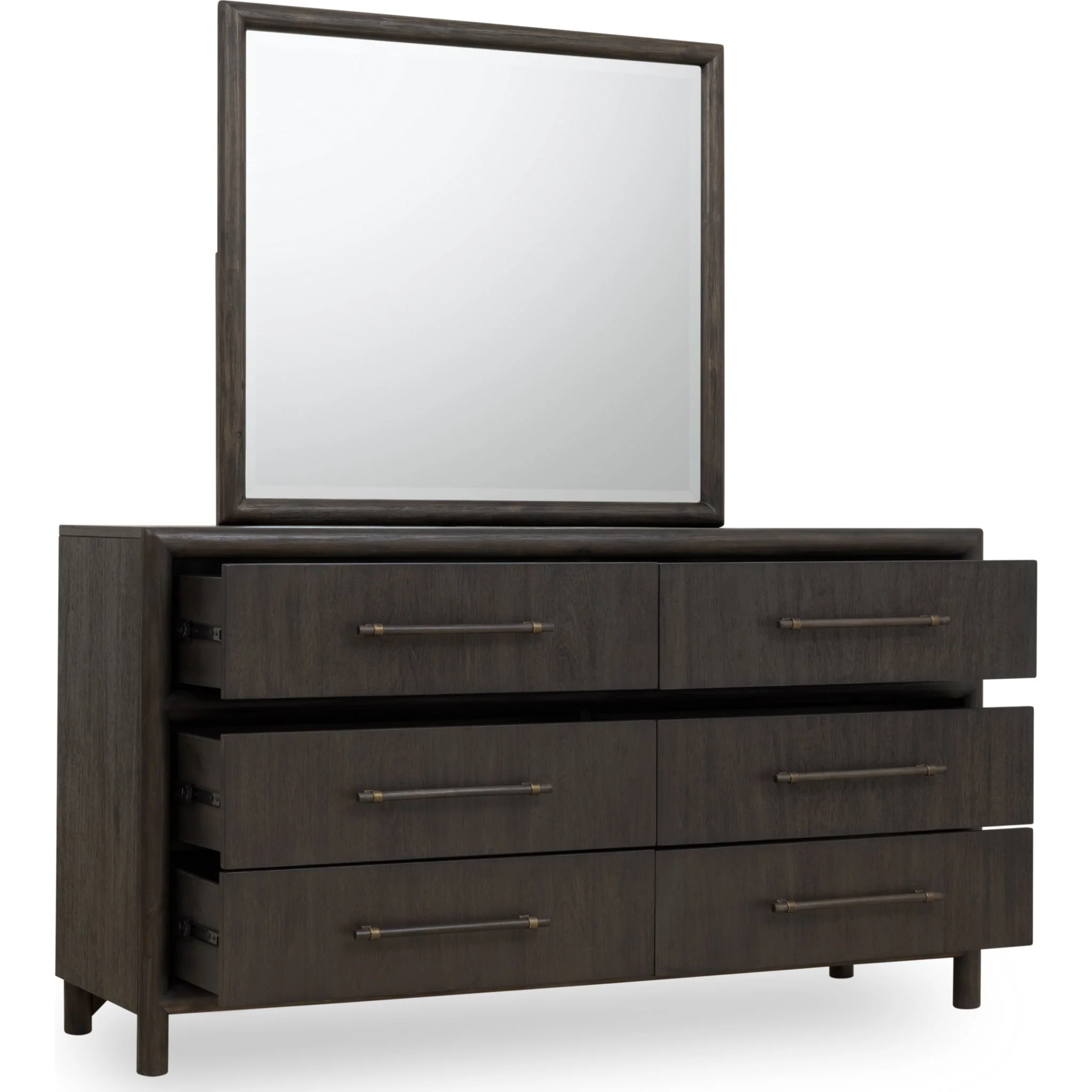Dorsey Six Drawer Dresser in Basalt Grey - Image 5