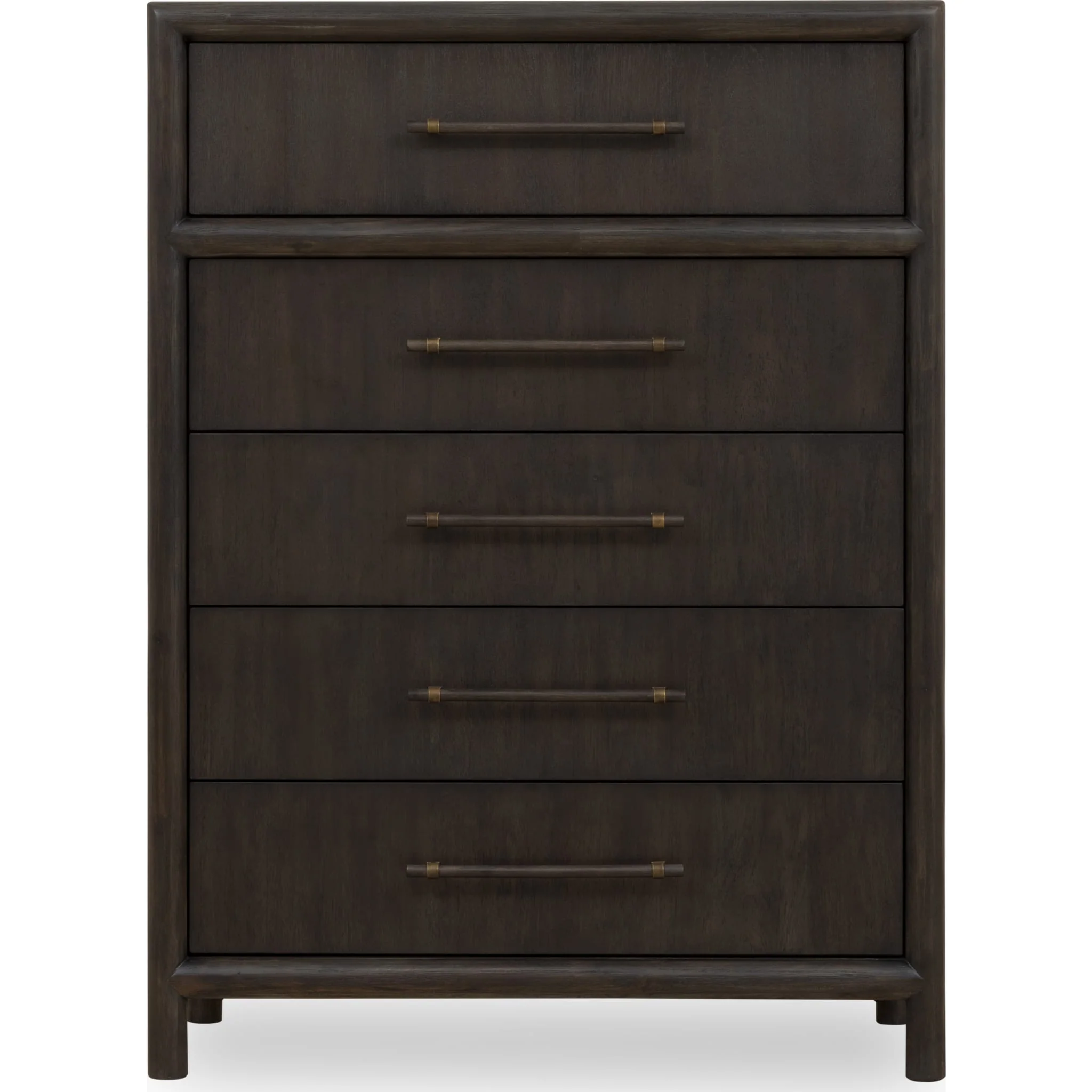 Dorsey Five Drawer Chest in Basalt Grey