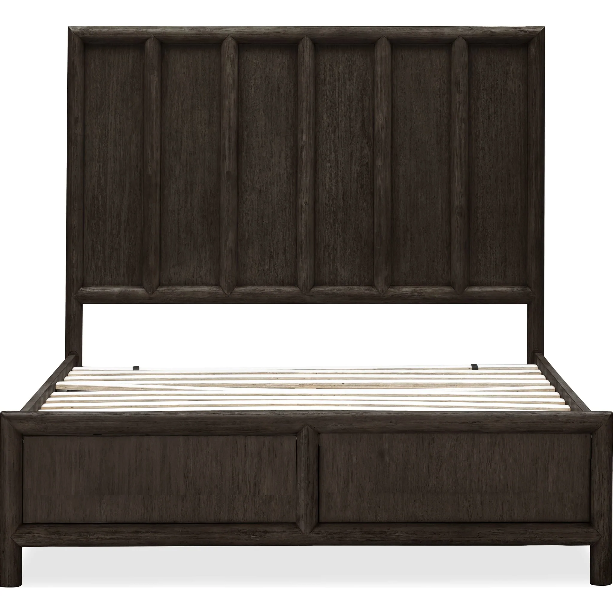Dorsey Wooden Panel Bed in Basalt Grey - Image 2