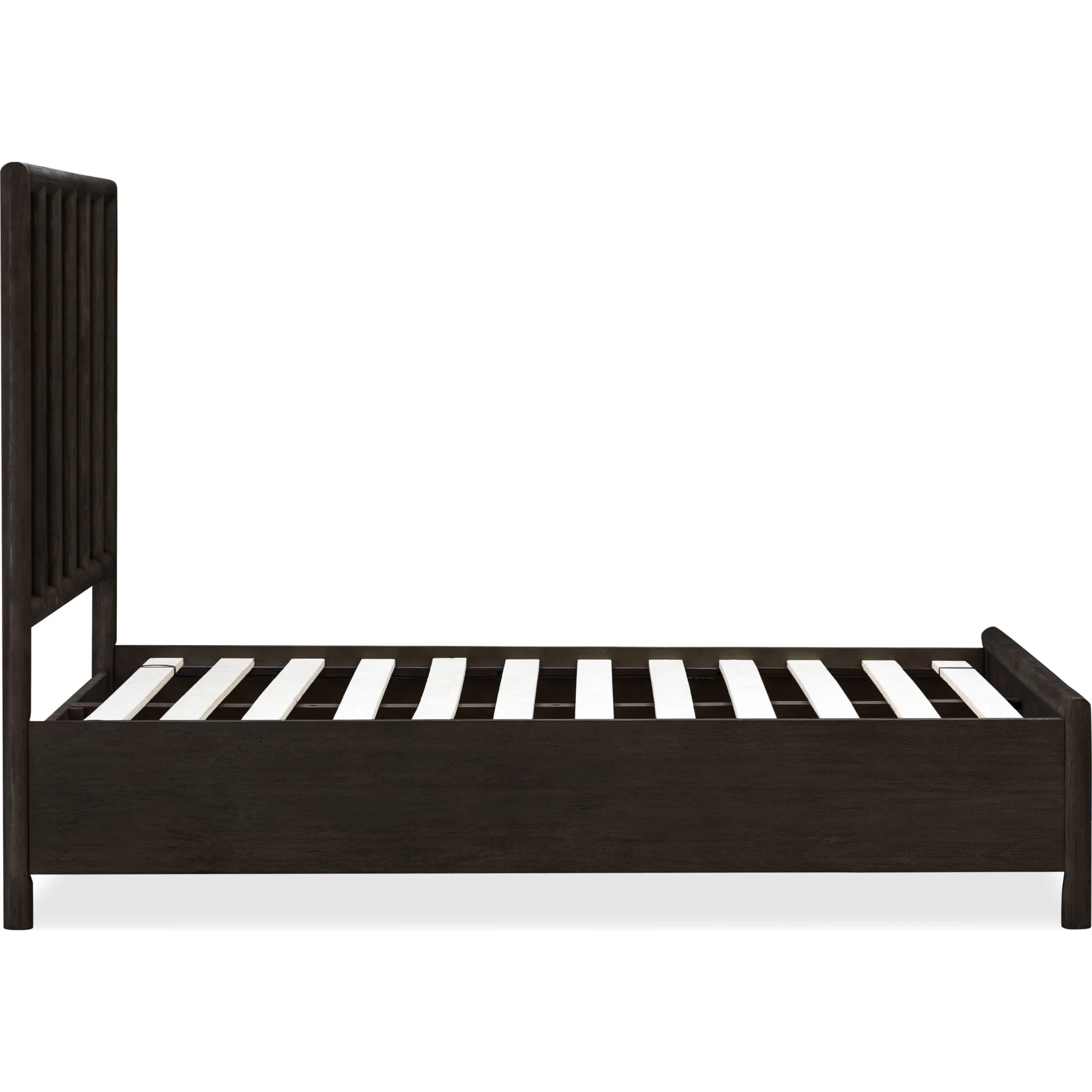 Dorsey Wooden Panel Bed in Basalt Grey - Image 6