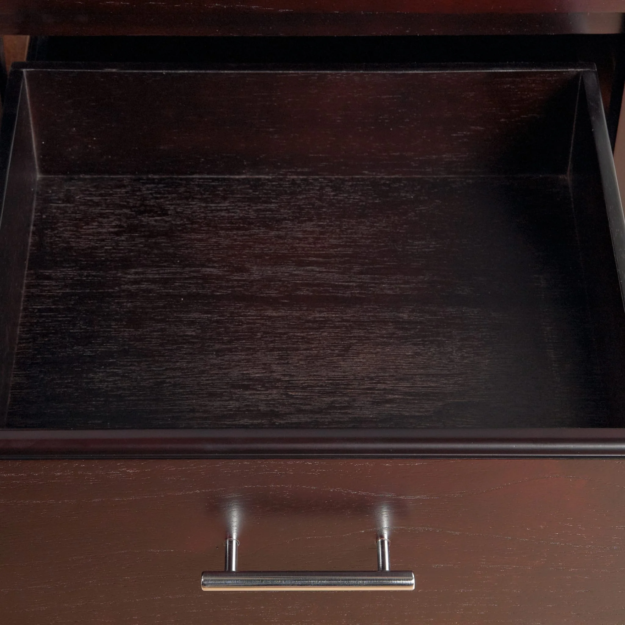 Nevis Charging Station Nightstand in Espresso - Image 5