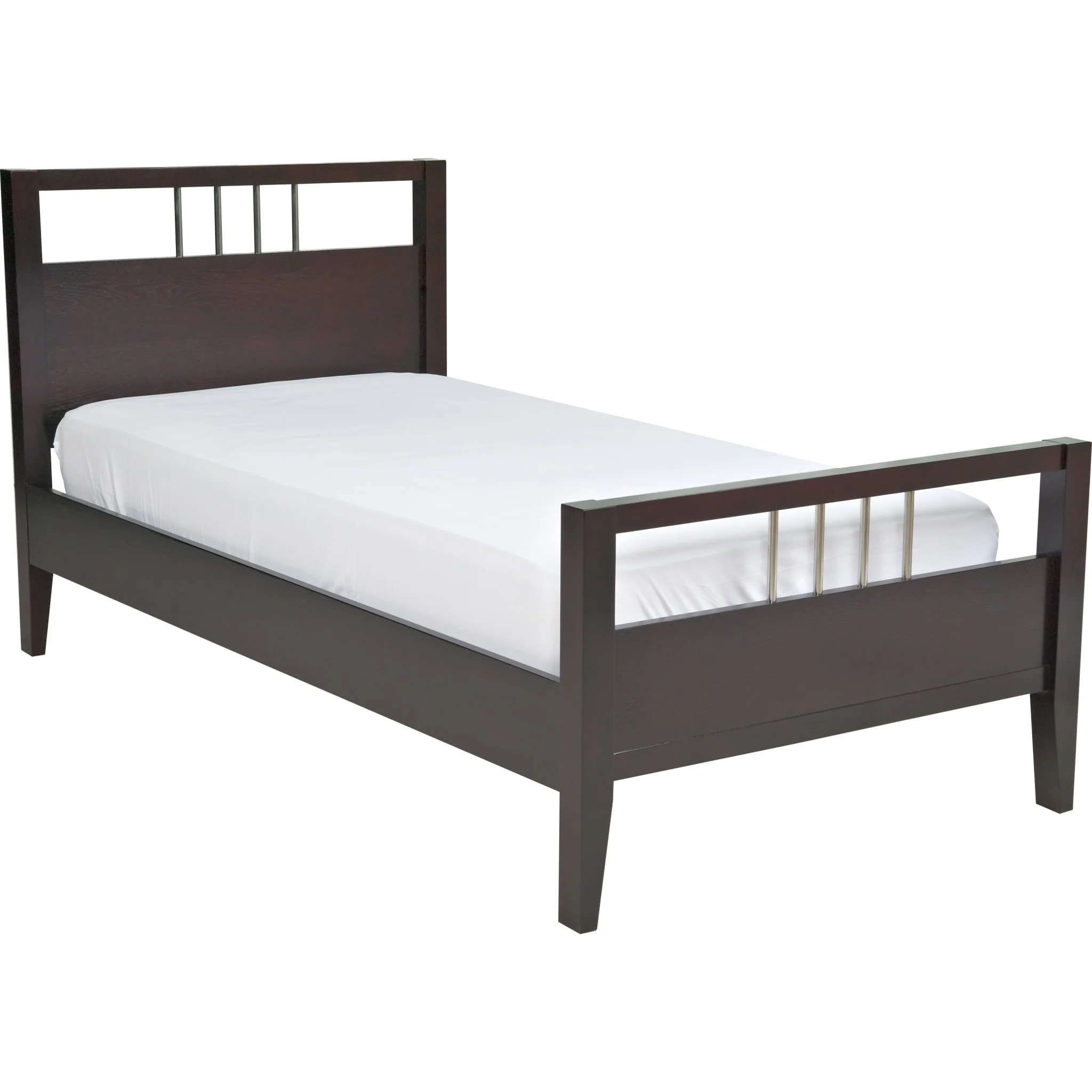 Nevis Wood Platform Bed in Espresso - Image 5