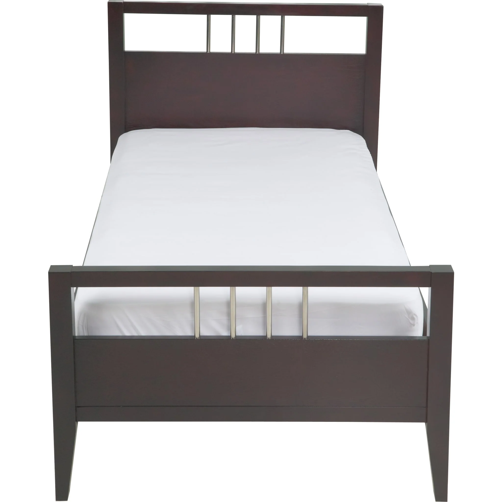 Nevis Wood Platform Bed in Espresso - Image 6