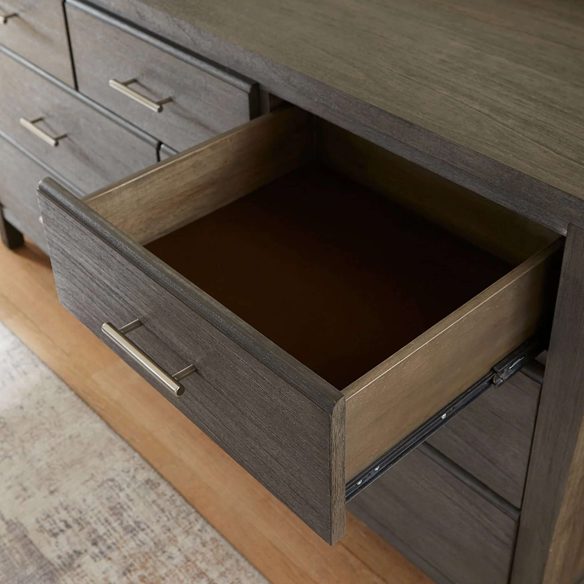 Nevis Seven Drawer Dresser in Sharkskin (2024) - Image 2