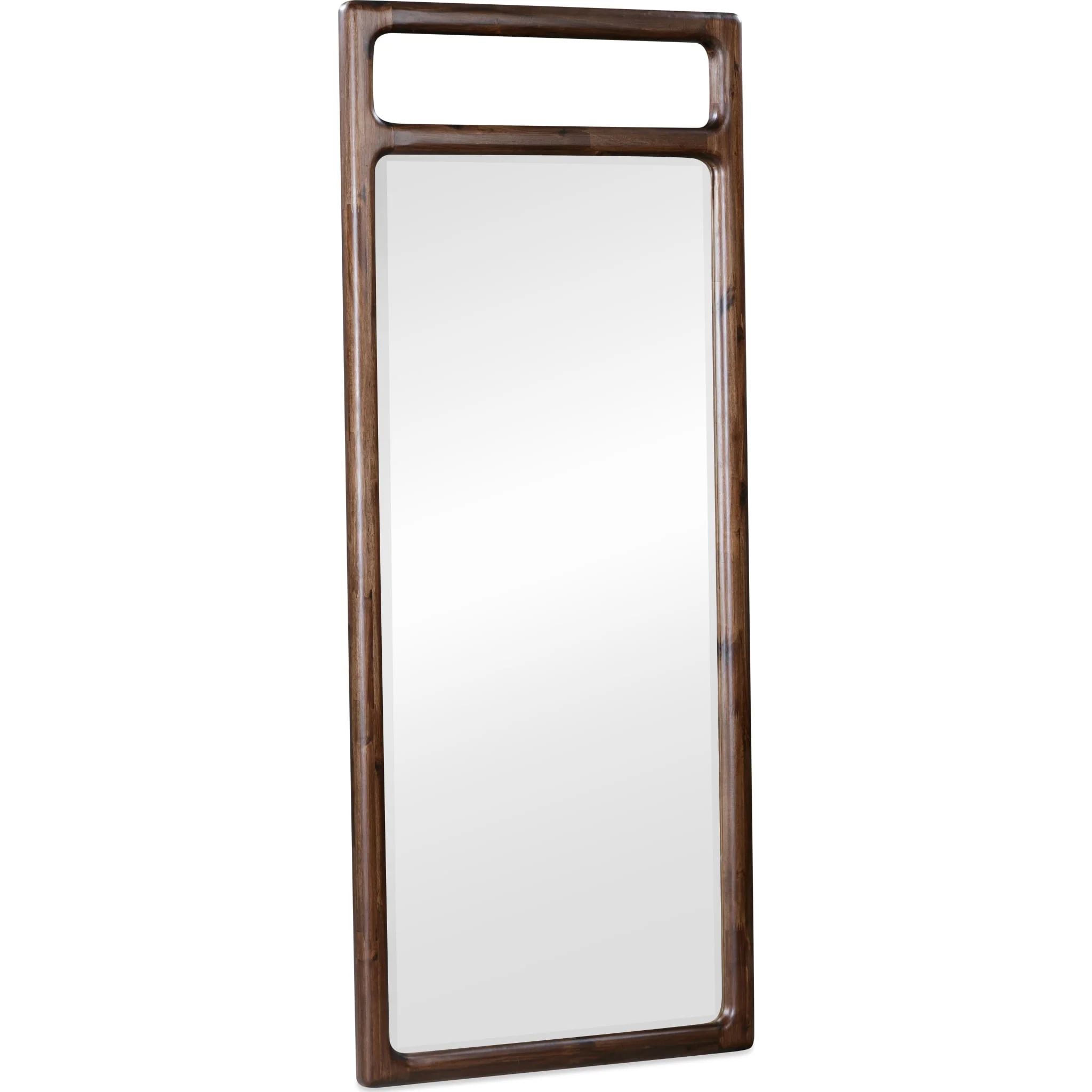 Sol Beveled Glass Floor Mirror in Brown Spce - Image 2
