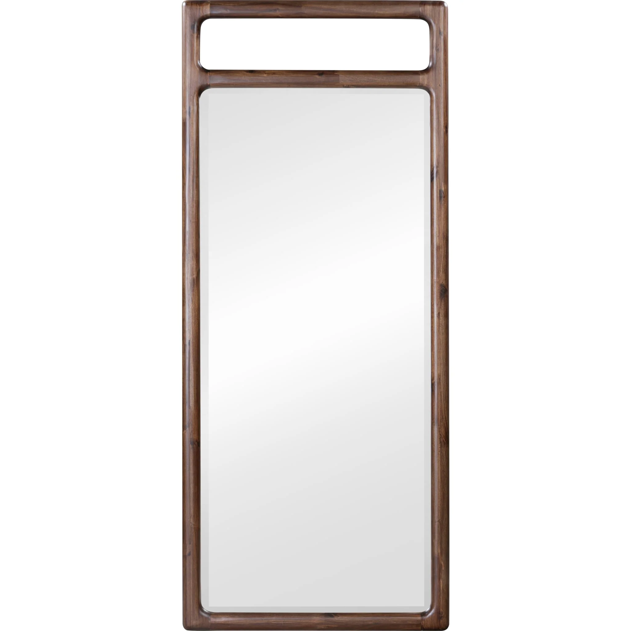 Sol Beveled Glass Floor Mirror in Brown Spce - Image 3