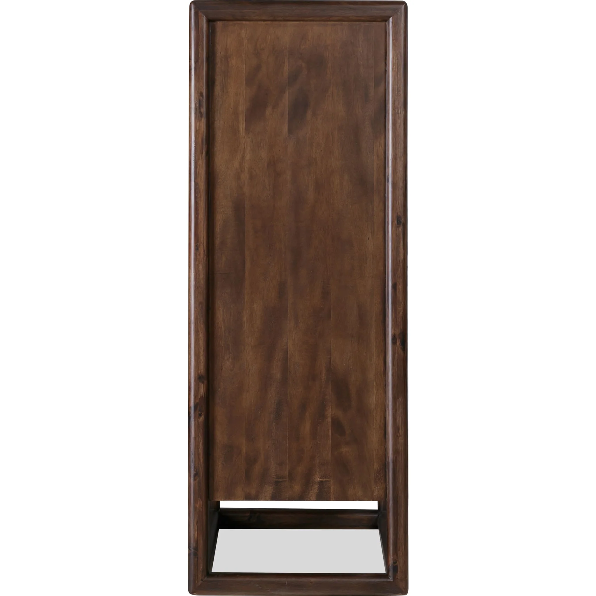 Sol Five Drawer Acacia Wood Chest in Brown Spice - Image 5