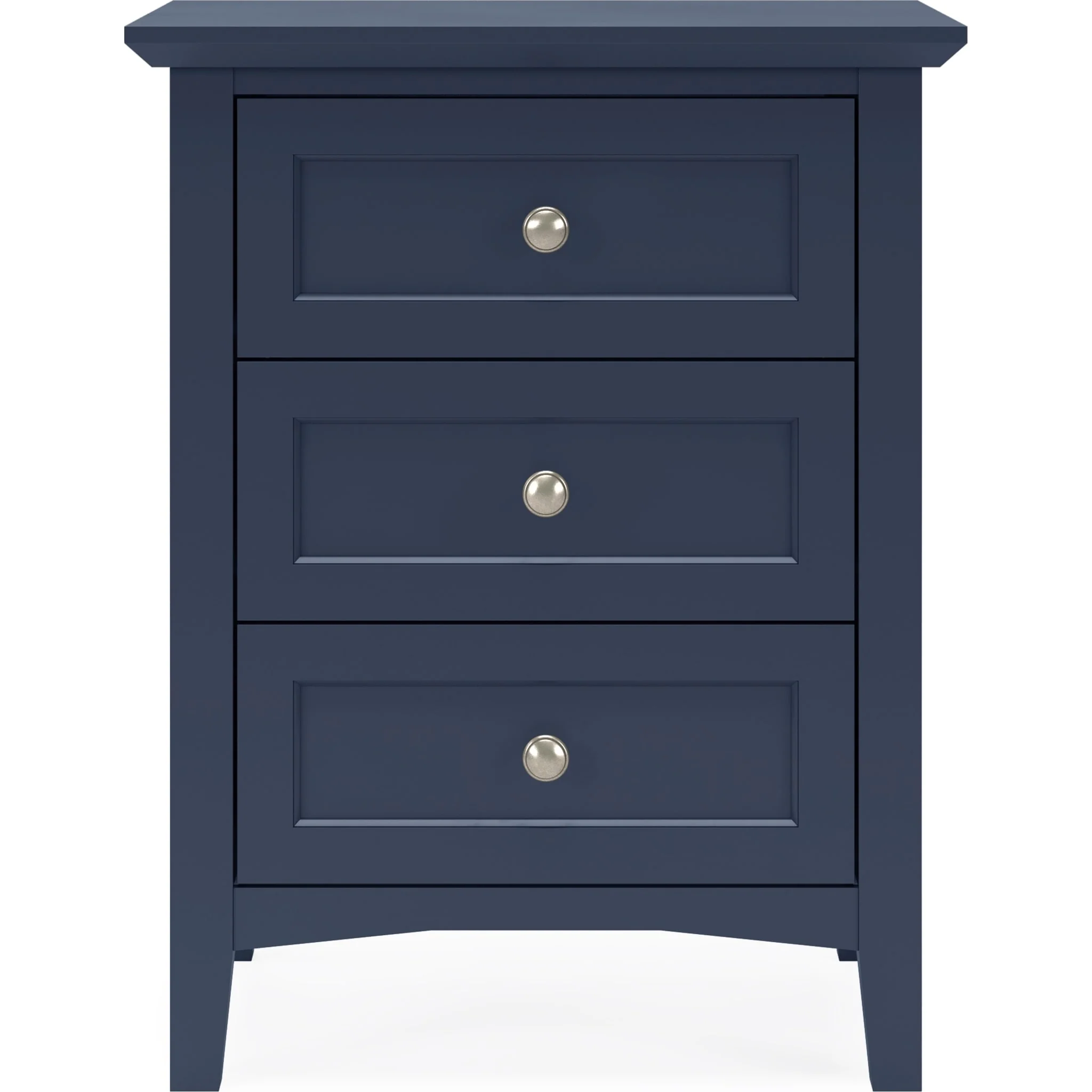 Grace Three Drawer Nightstand in Blueberry - Image 2
