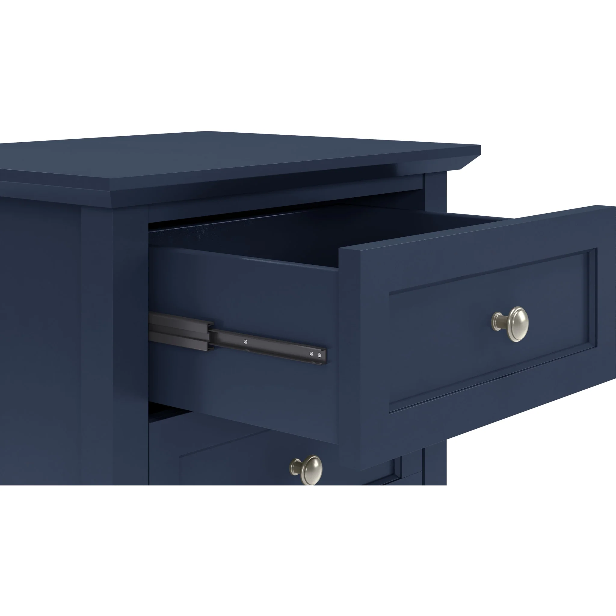 Grace Three Drawer Nightstand in Blueberry - Image 5