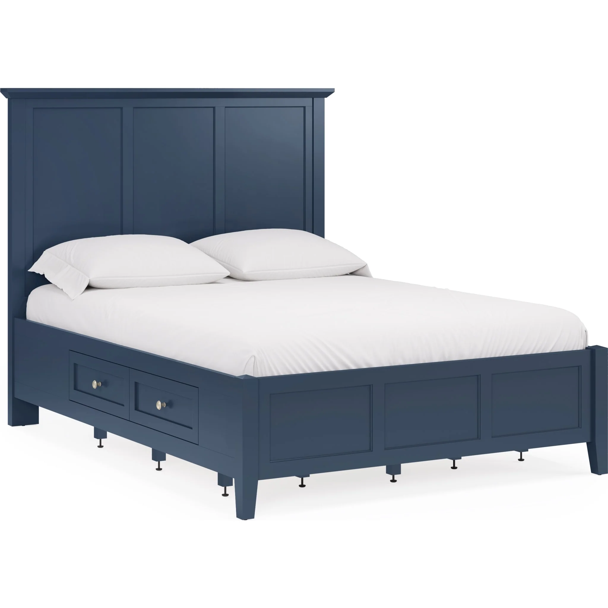 Grace Four Drawer Platform Storage Bed in Blueberry - Image 3