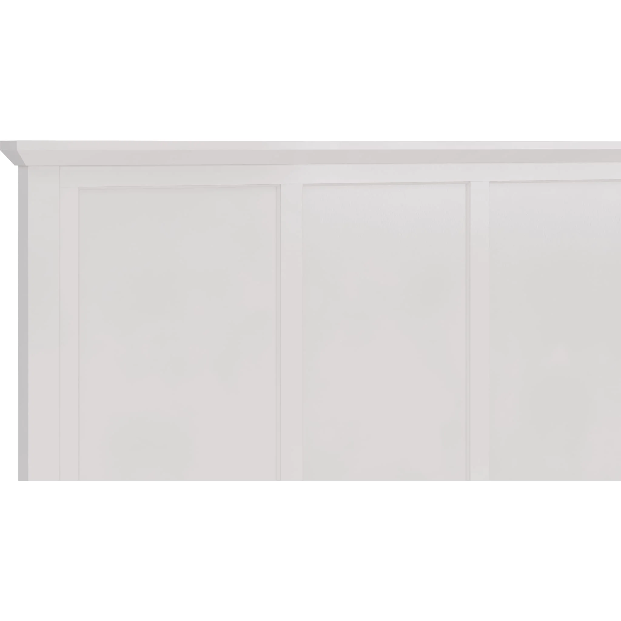 Grace Three Panel Bed in Snowfall White - Image 10