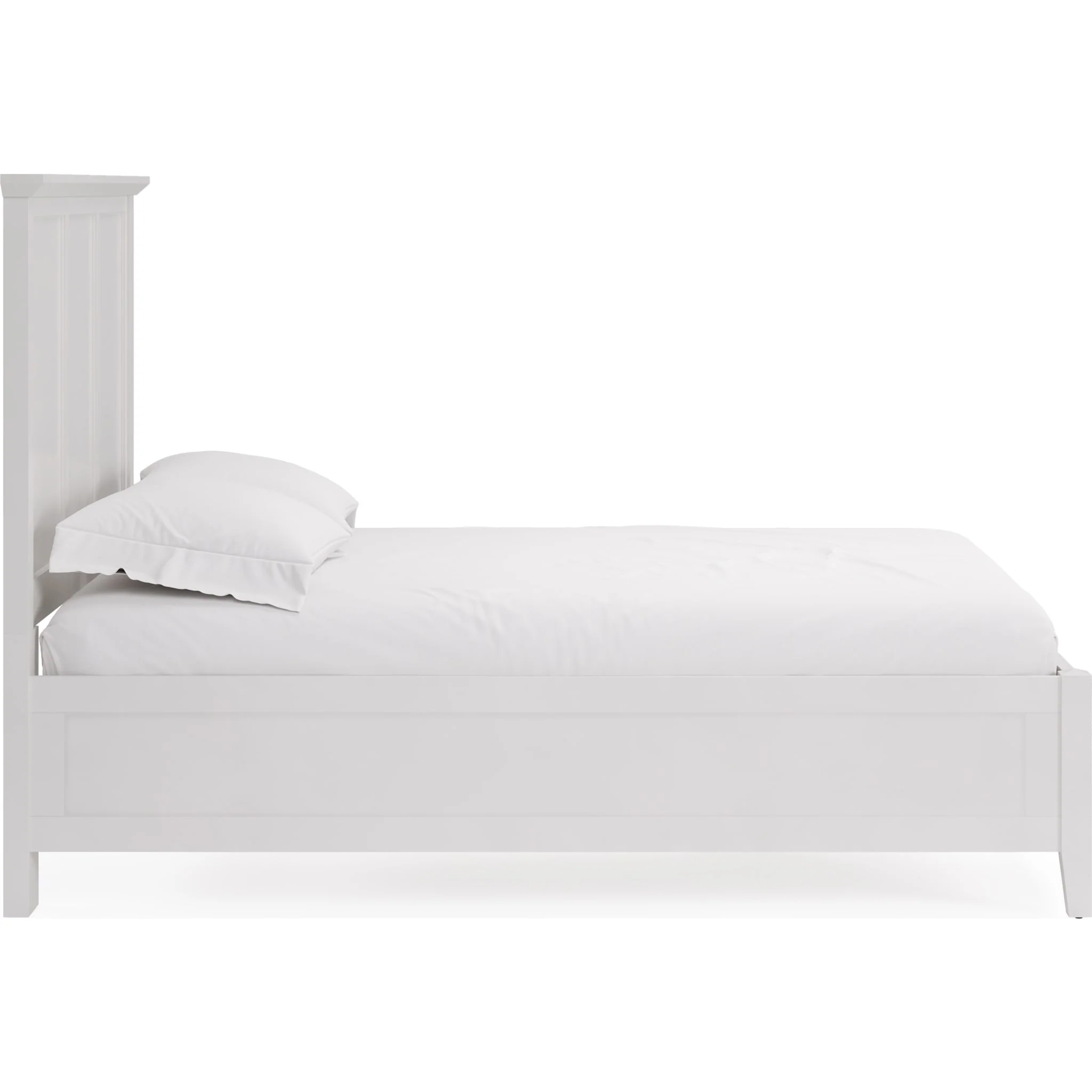 Grace Three Panel Bed in Snowfall White - Image 4