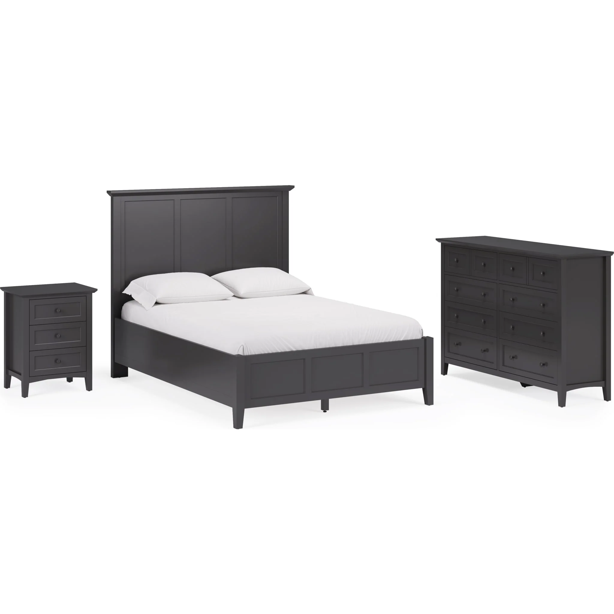 Grace Eight Drawer Dresser in Raven Black (2024) - Image 11