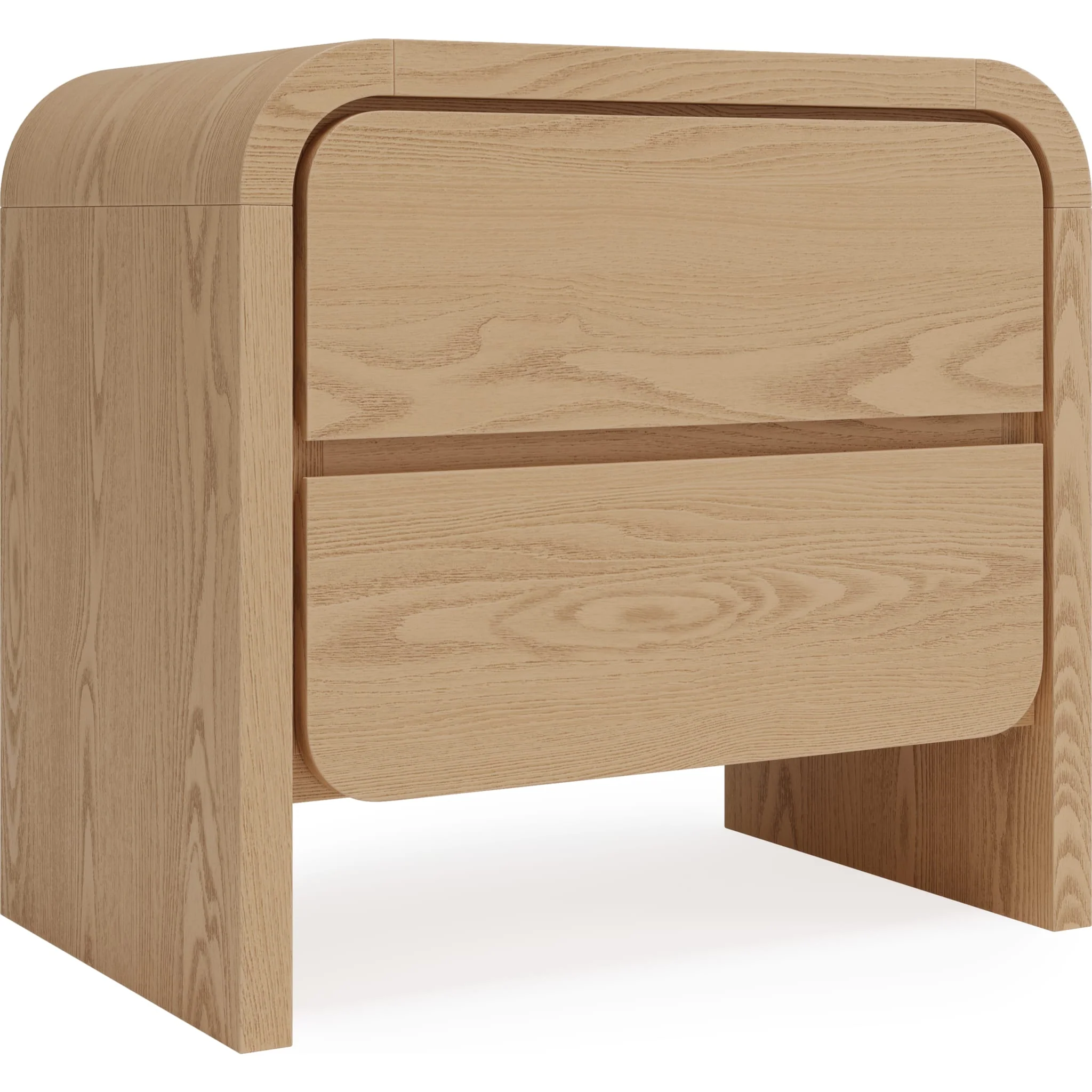 Elora 2-Drw Nightstand - Timber - Image 2