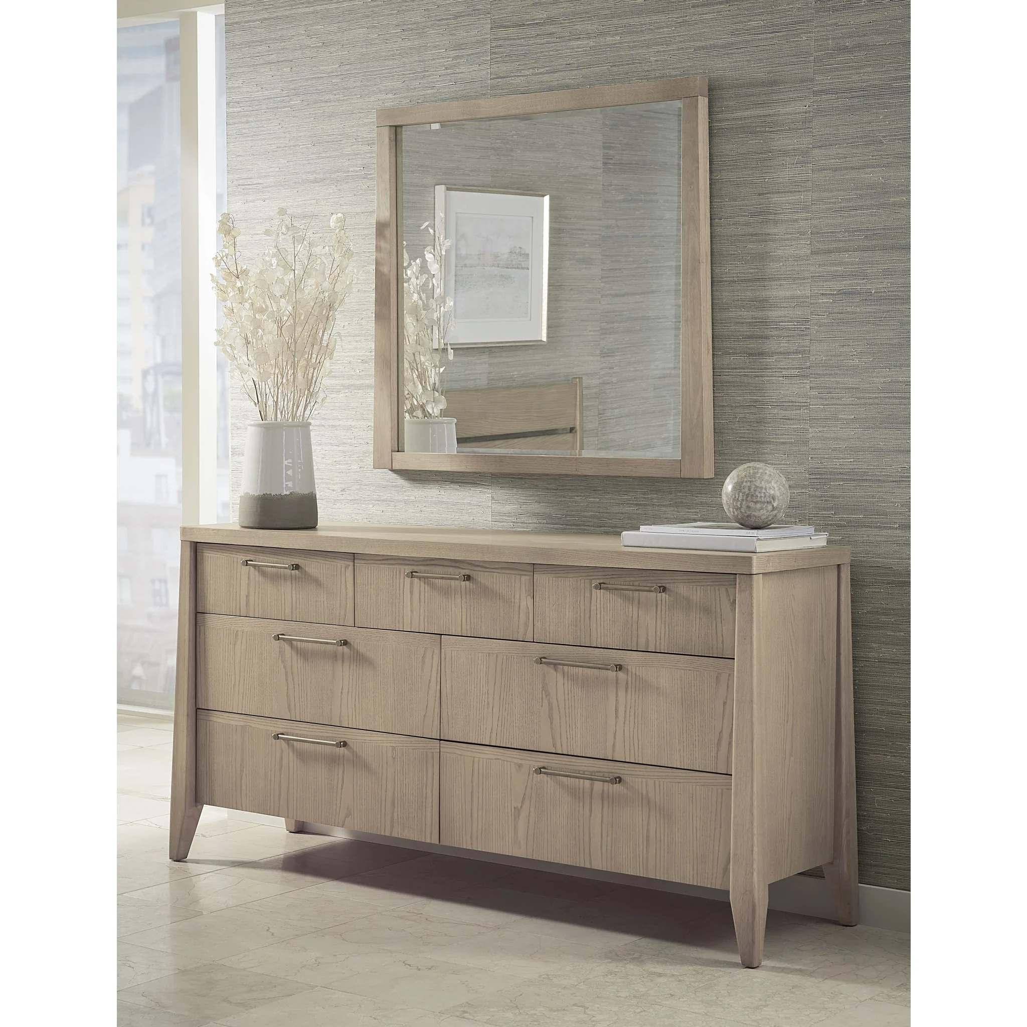 Sumire Wall or Dresser Mirror in Ginger - Image 3