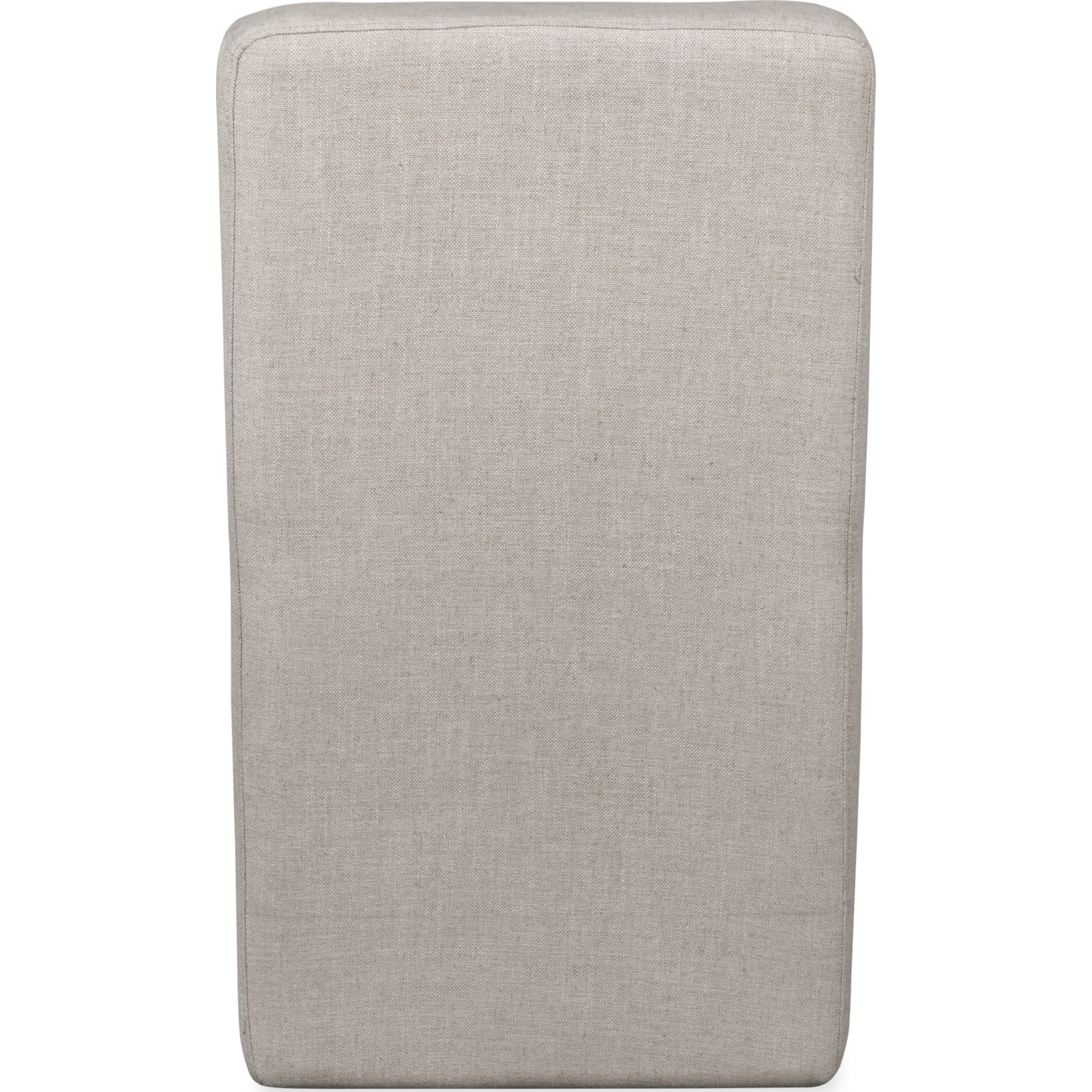 Liv Fully Upholstered Dining Chair in Natural Linen - Image 4