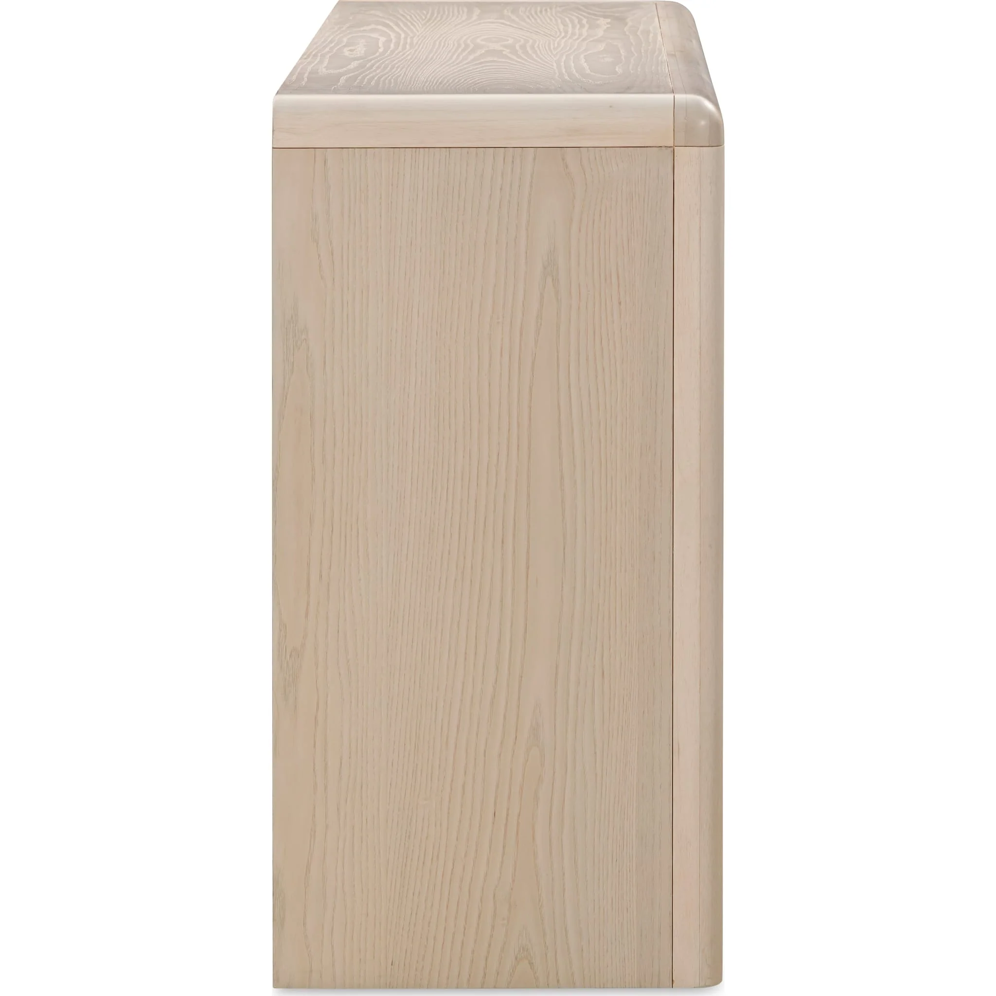 Liv Four Door Ash Wood Sideboard in White Sand - Image 6