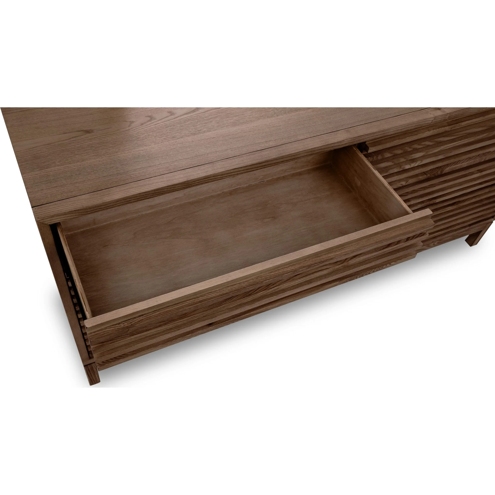 Tanner Six Drawer Ash Wood Dresser in Roux - Image 4
