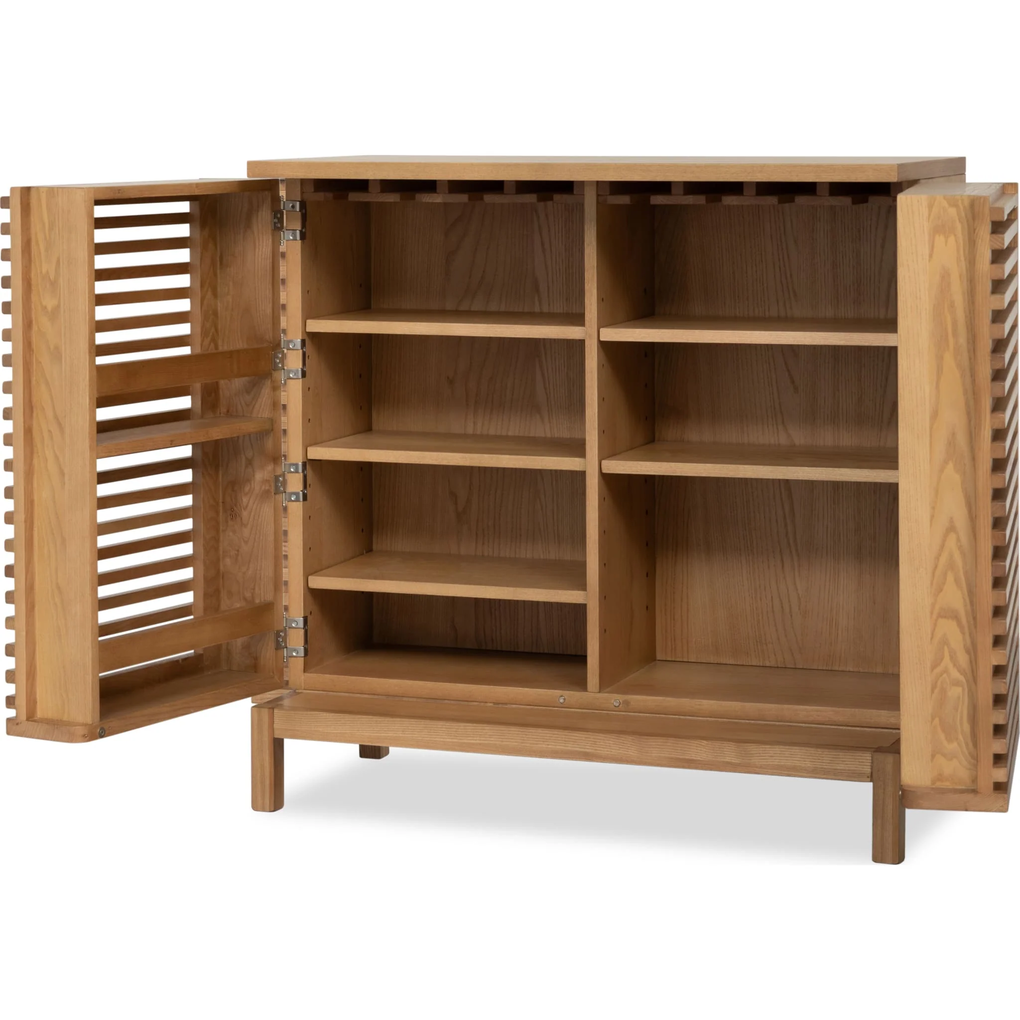 Tanner Bar Cabinet - Flaxen - Image 3