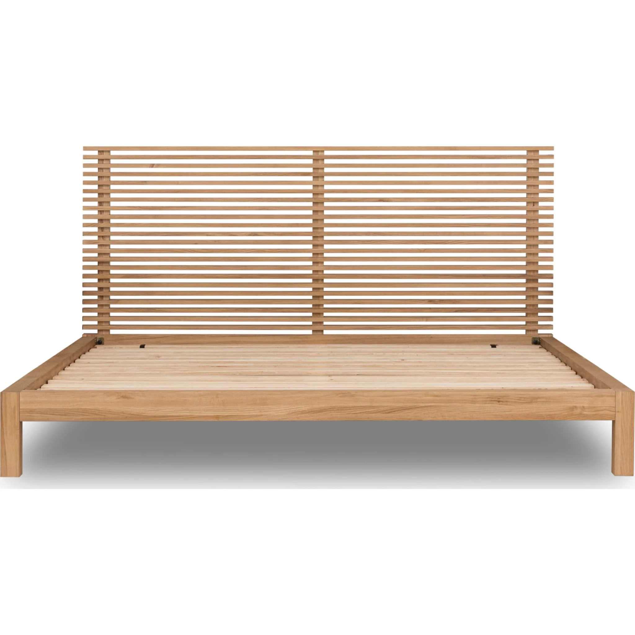 Tanner Solid Ash Platform Bed in Flaxen - Image 6