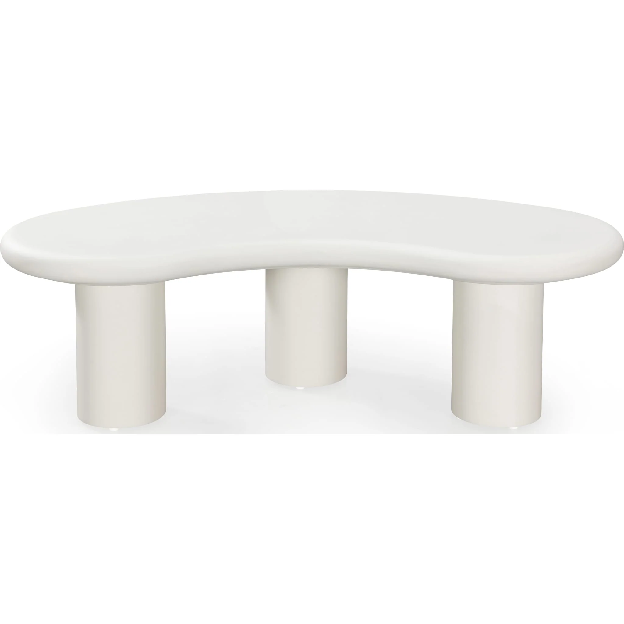 Sven Tall Wooden Coffee Table in Rice