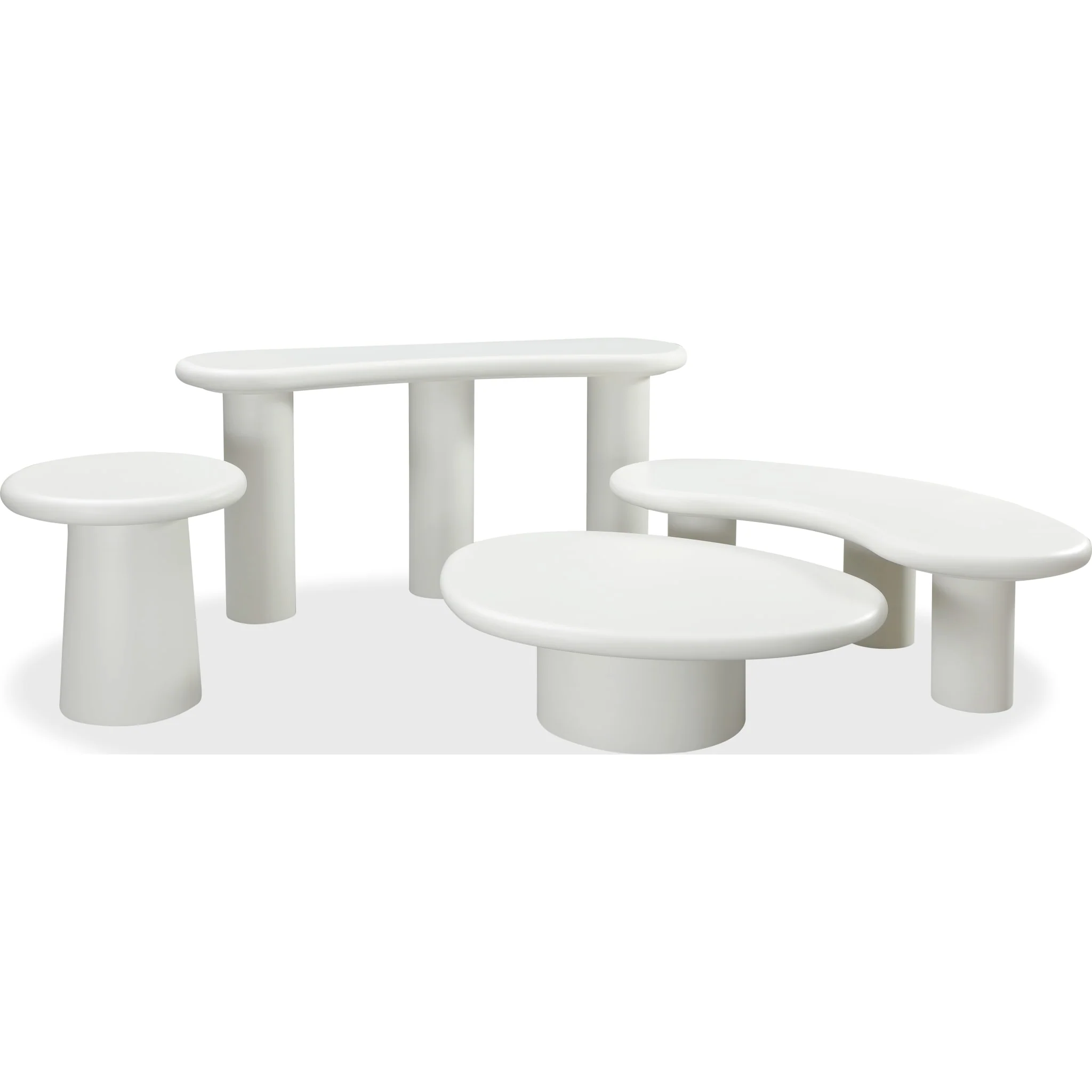 Sven Tall Wooden Coffee Table in Rice - Image 10