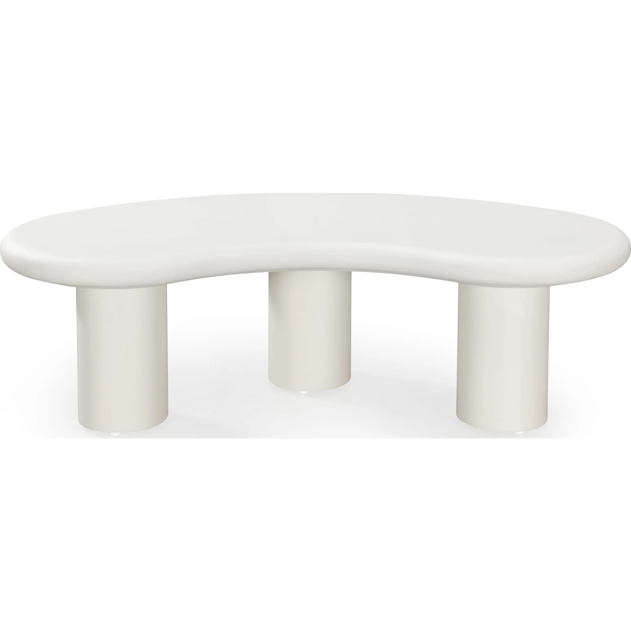 Sven Tall Wooden Coffee Table in Rice - Image 2