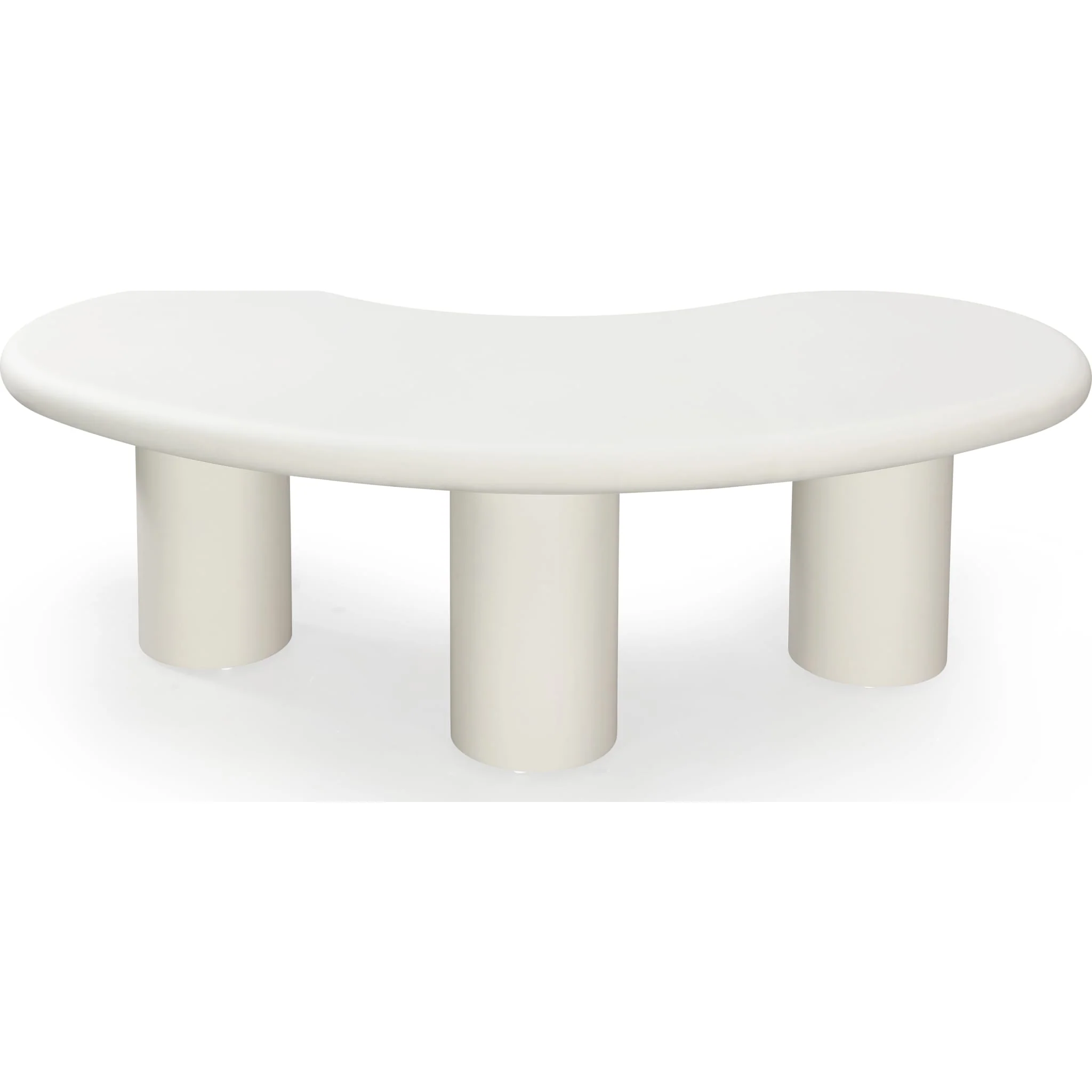 Sven Tall Wooden Coffee Table in Rice - Image 3