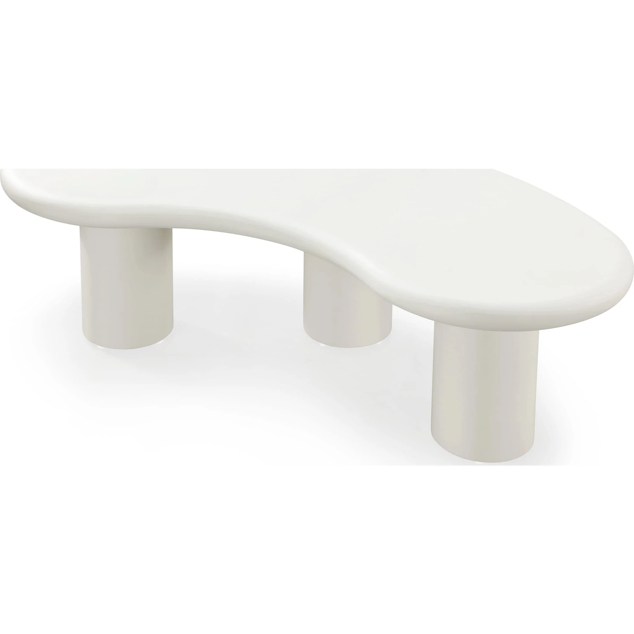 Sven Tall Wooden Coffee Table in Rice - Image 4