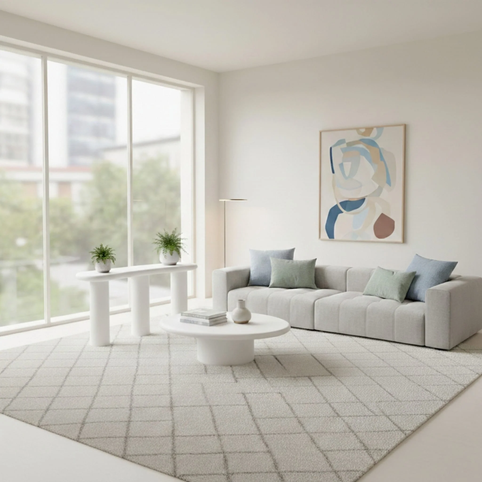 Sven Short Wooden Coffee Table in Rice - Image 5