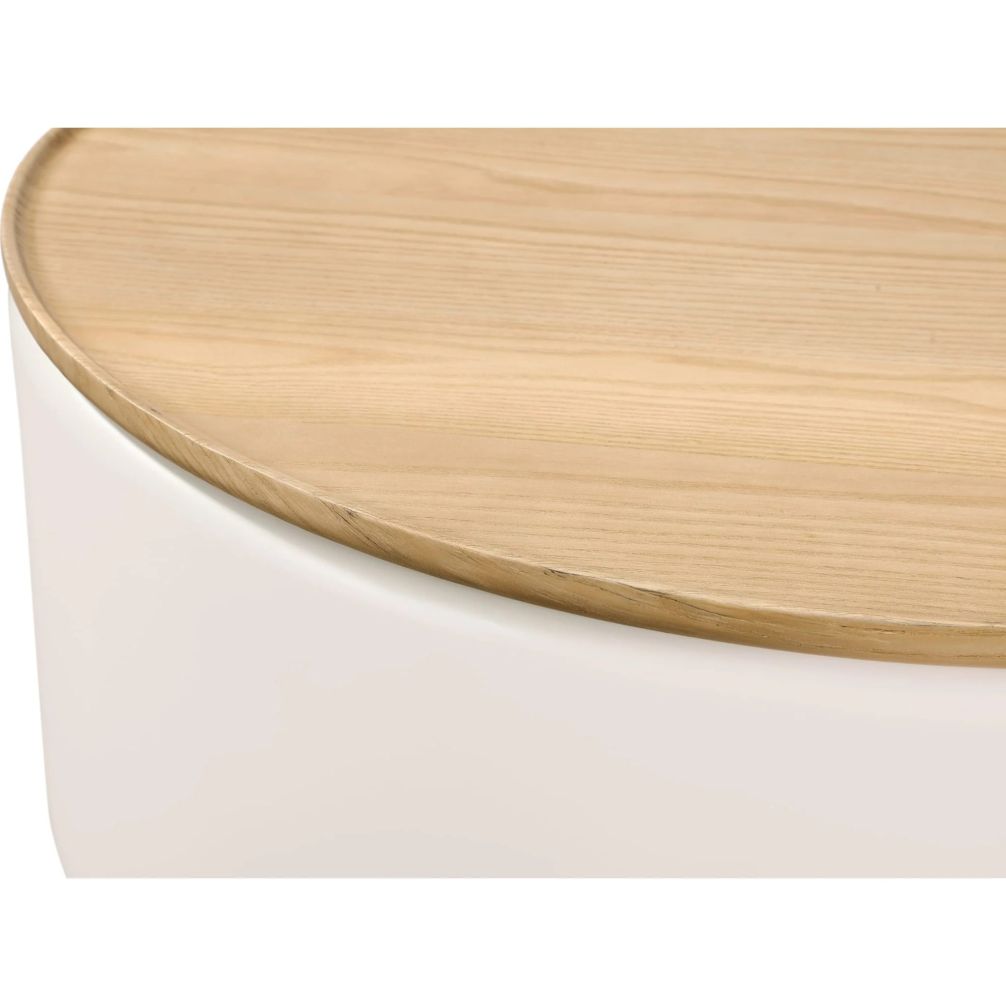 Oskar Lift Top Round Coffee Table in Barley - Image 3