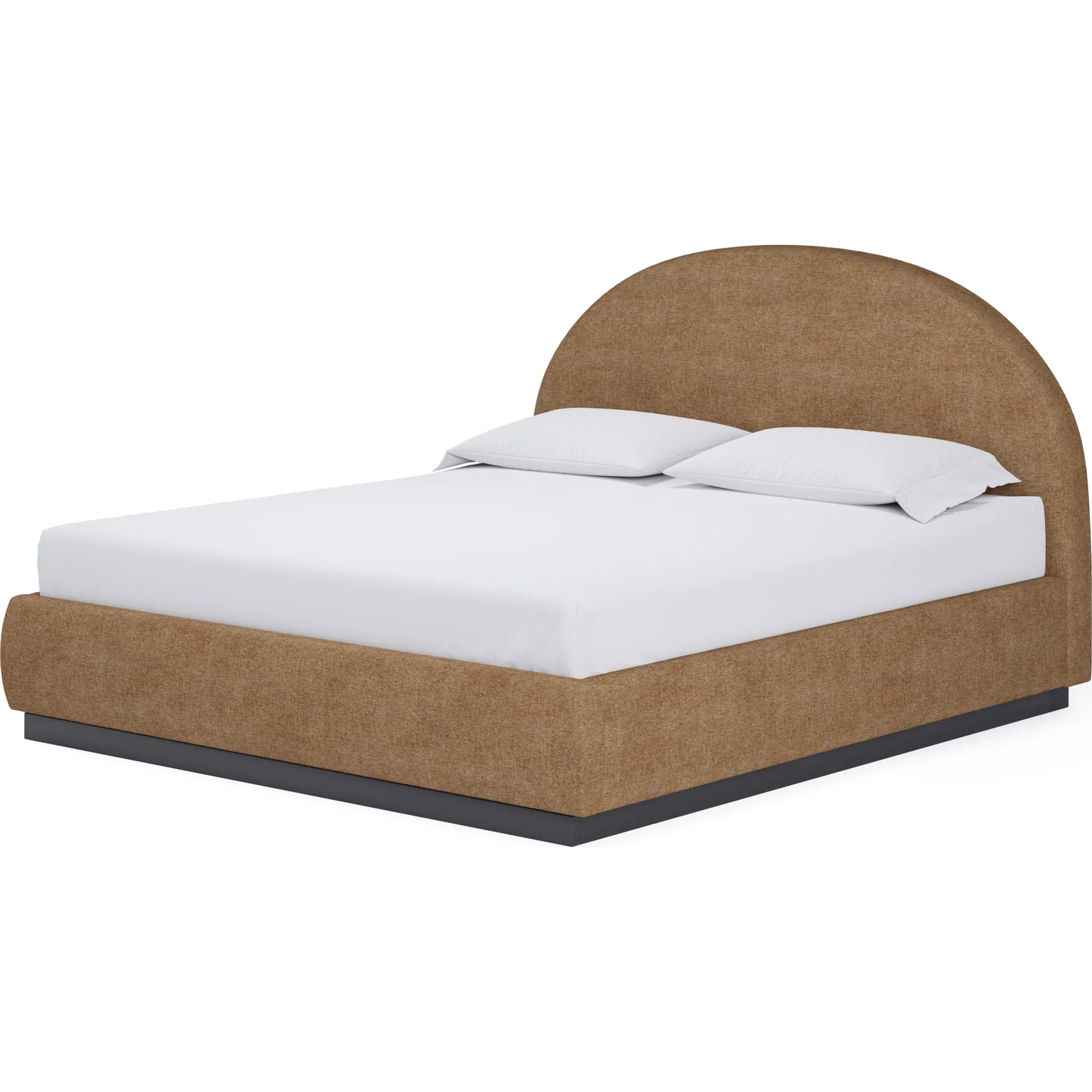 Flex Upholstered Bed in Porcini Chenille - Image 6