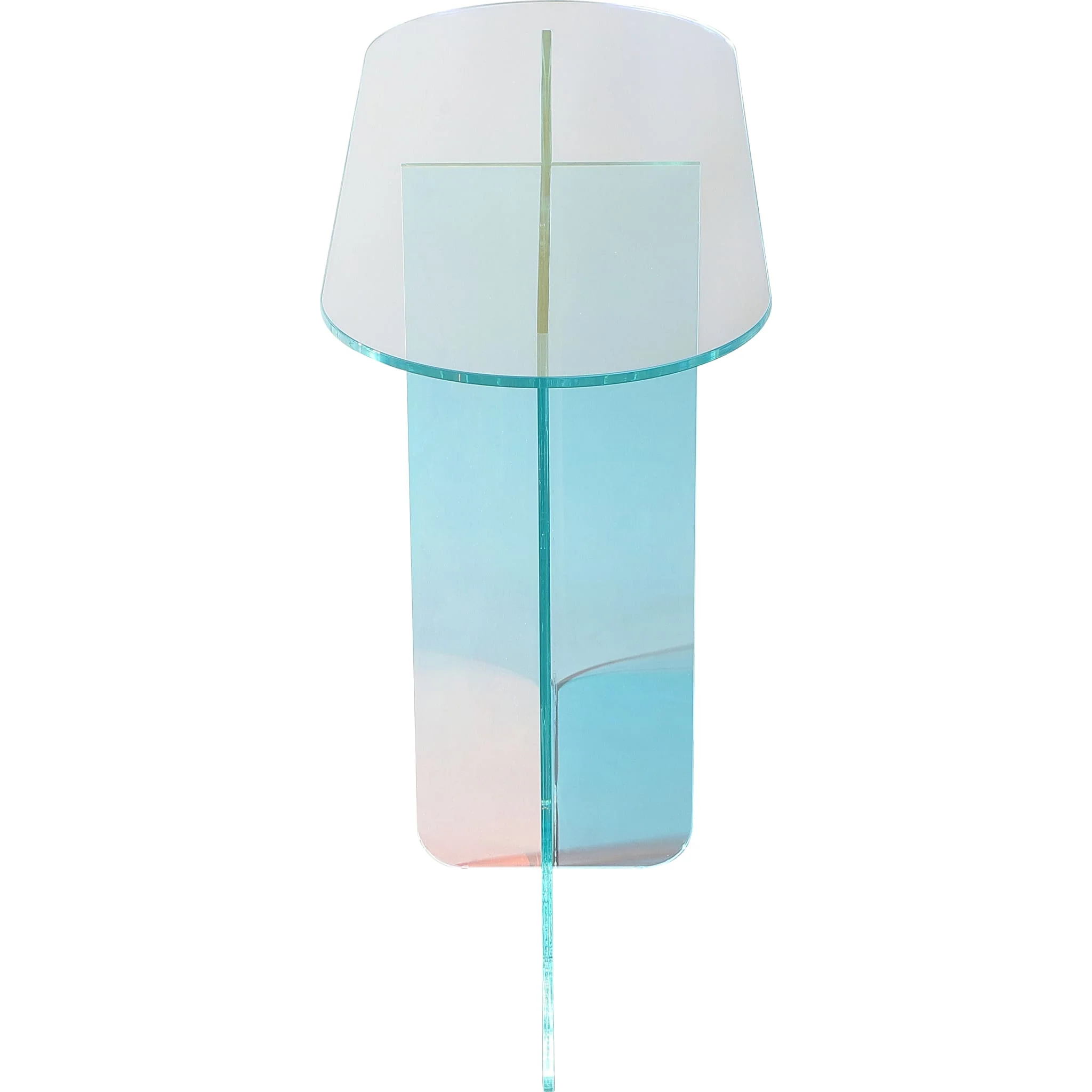 Fomo Console Table in Iridescent Glass - Image 5