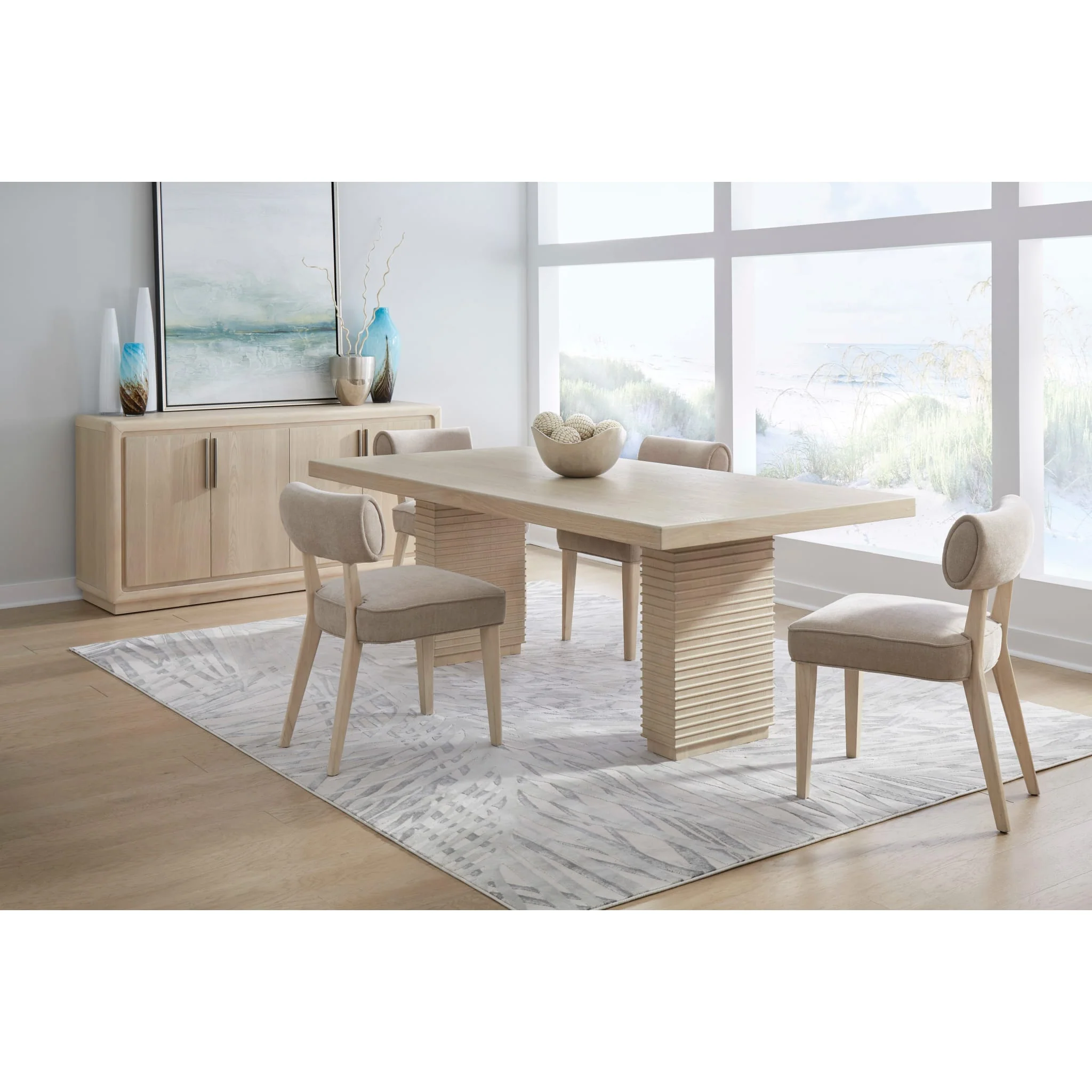 Magnolia Wood Frame Upholstered Dining Chair in Brown Sugar Chenille - Image 5
