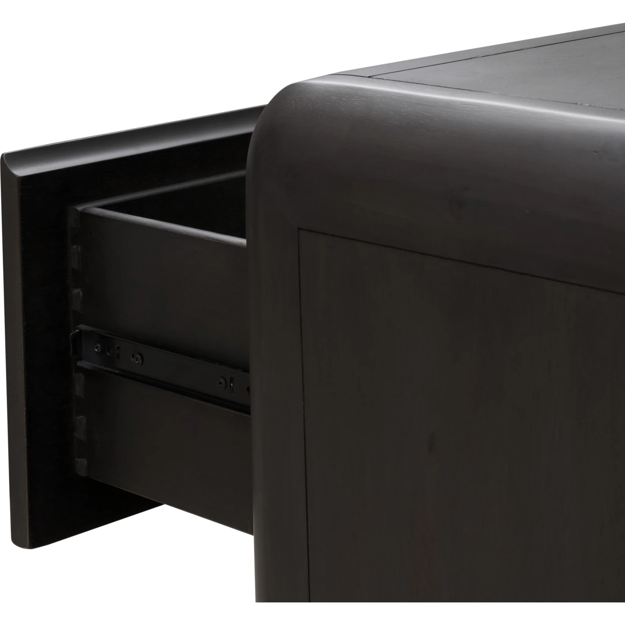Xolani Two Drawer Acacia Wood Nightstand in Jaguar - Image 7