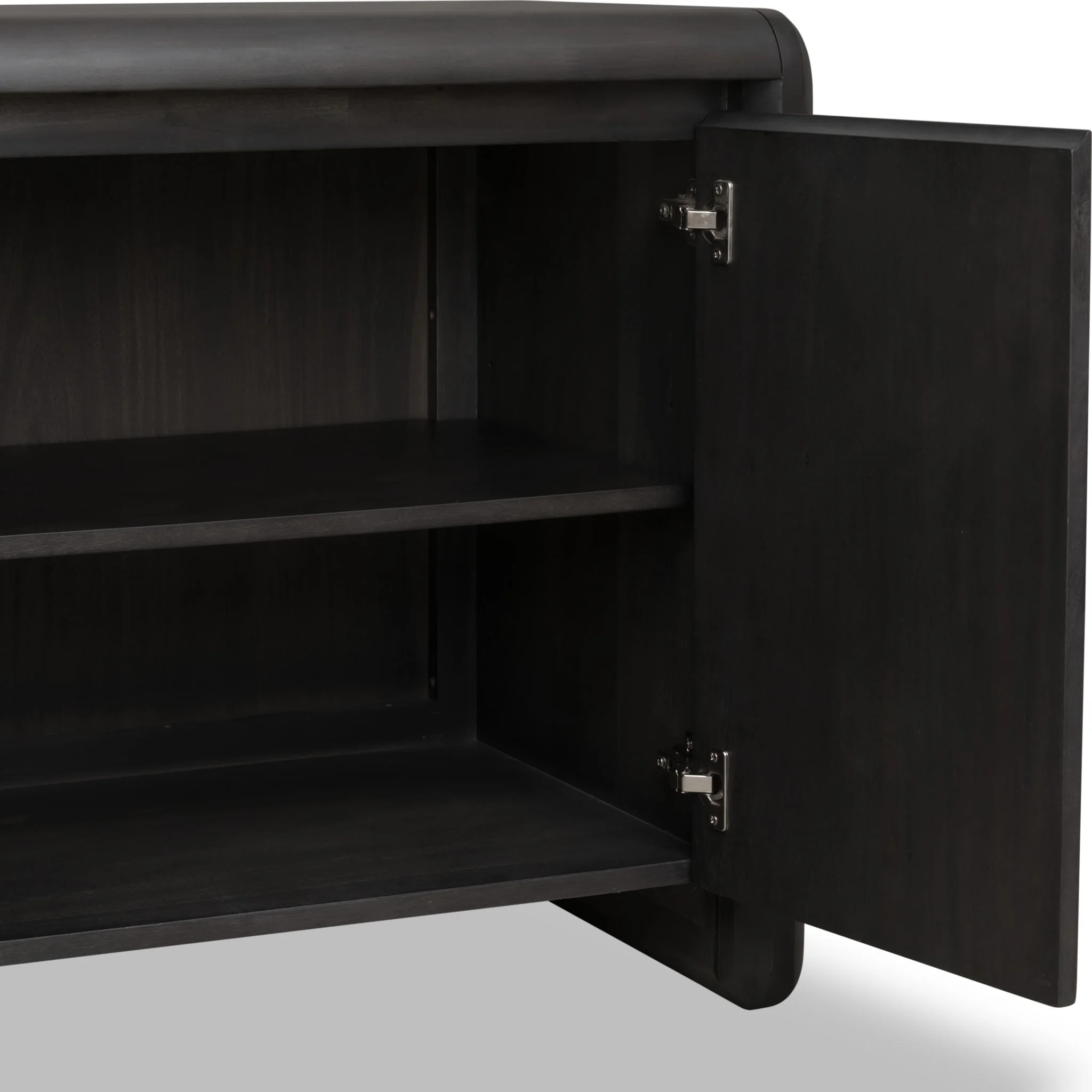 Xolani Two Door Acacia Wood Cabinet in Jaguar - Image 5