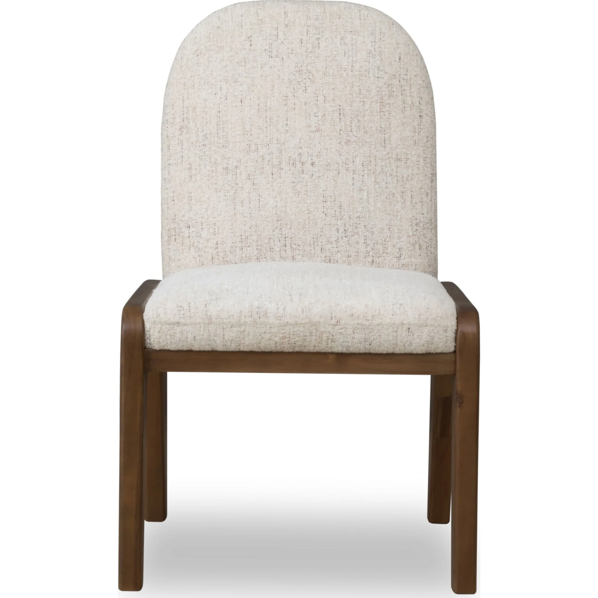Xolani Chenille Upholstered Dining Chair in Chinchilla and Impala - Image 2