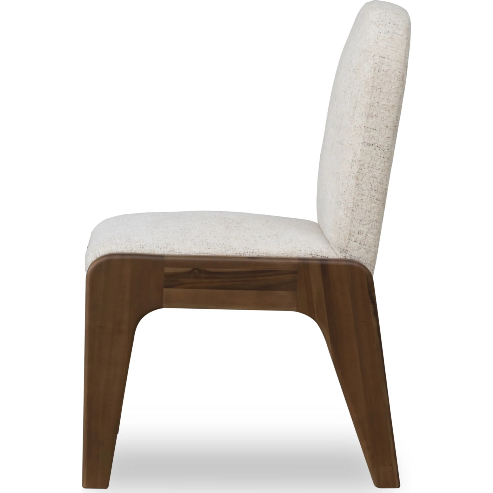 Xolani Chenille Upholstered Dining Chair in Chinchilla and Impala - Image 4