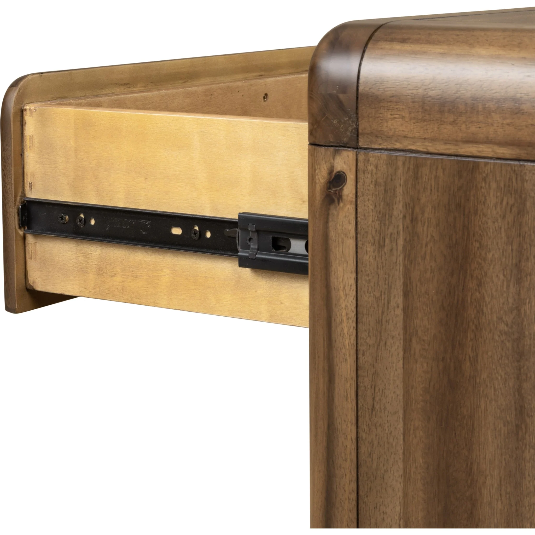 Boka Three Drawer Acacia Wood Nightstand in Impala - Image 7