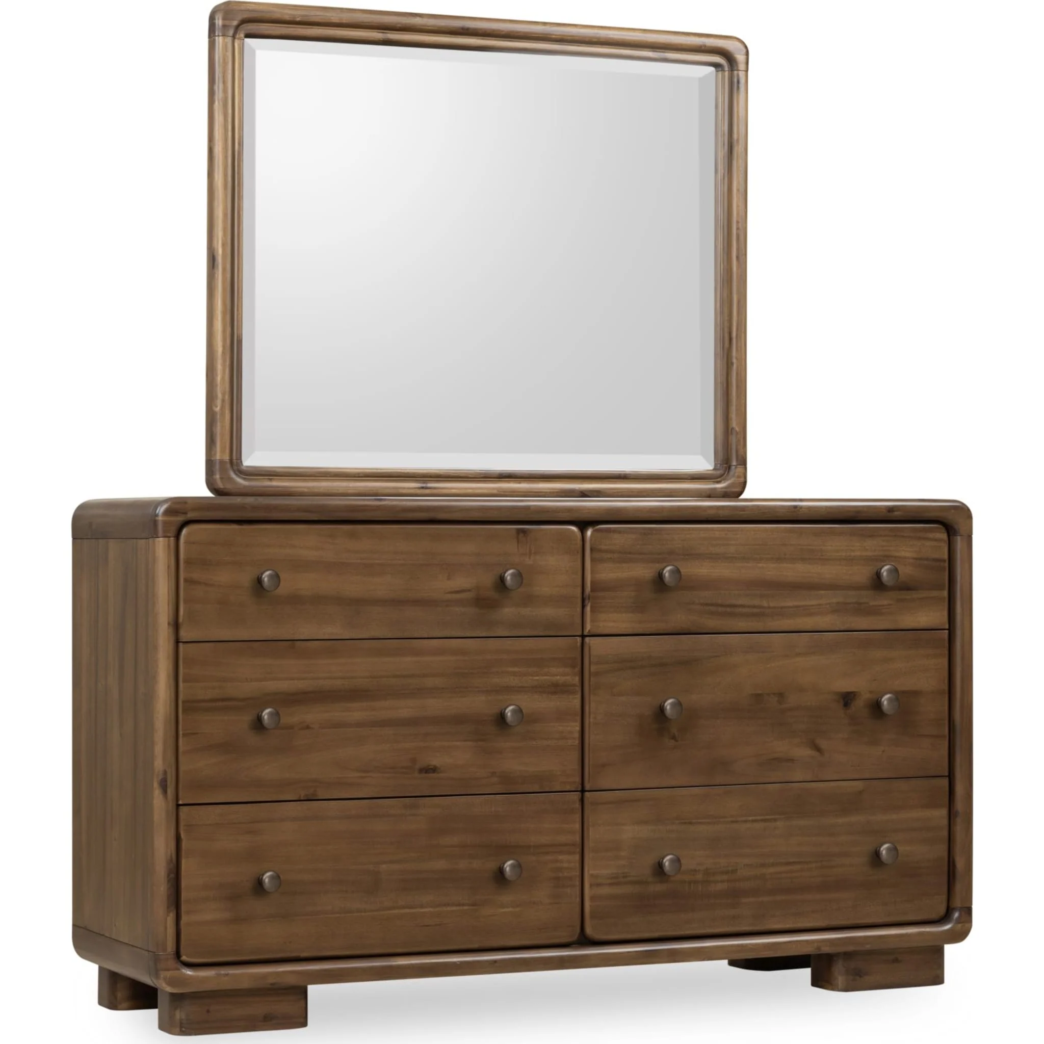 Boka Six Drawer Acacia Wood Dresser in Impala - Image 7